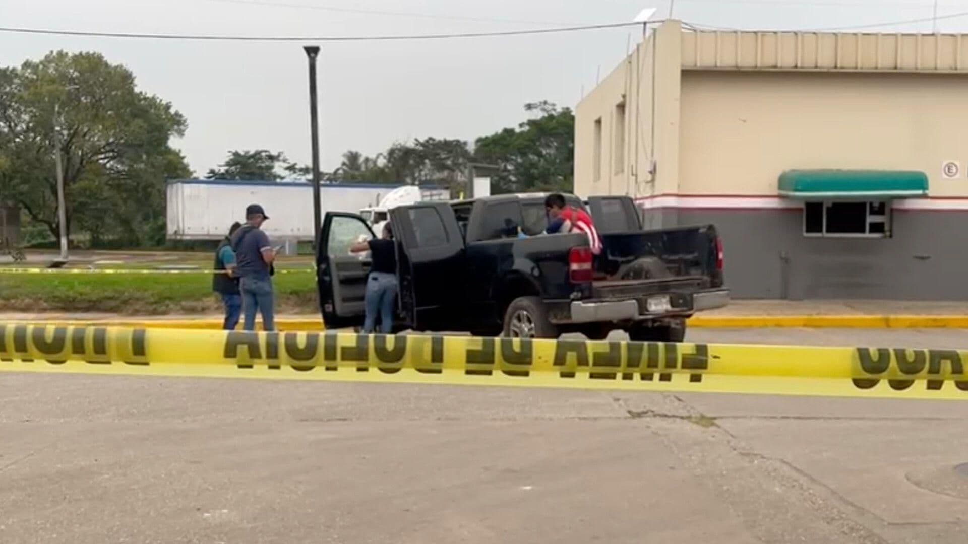 Ataque Armado en Gasolinera Deja un Lesionado en Oteapan, al Sur de Veracruz