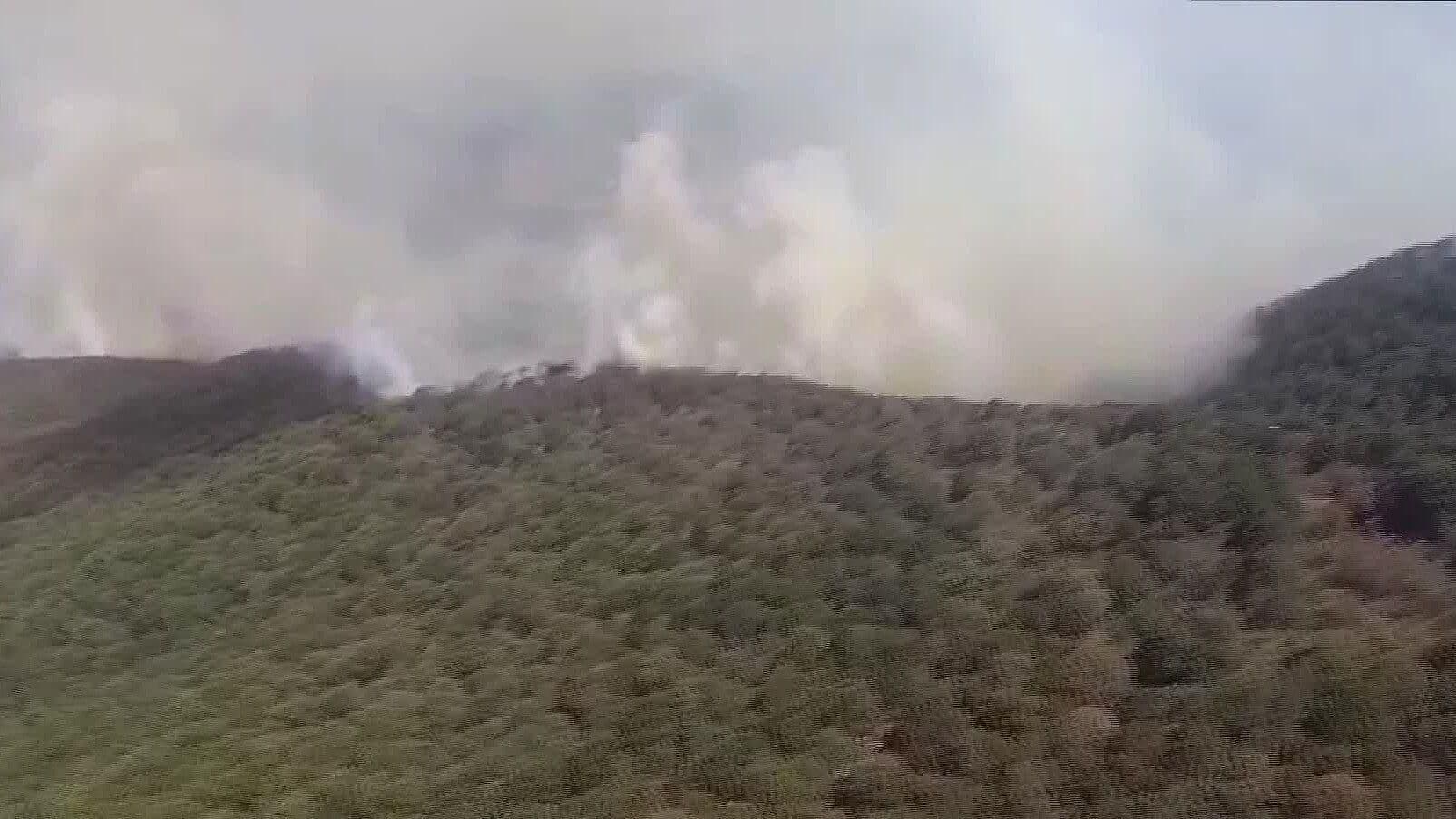 Vuelve a Incendiarse el Cerro Viejo en Tlajomulco de Zúñiga