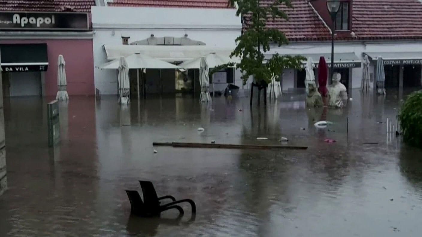 Lisboa Bajo el Agua: Portugal Emite Alerta Roja
