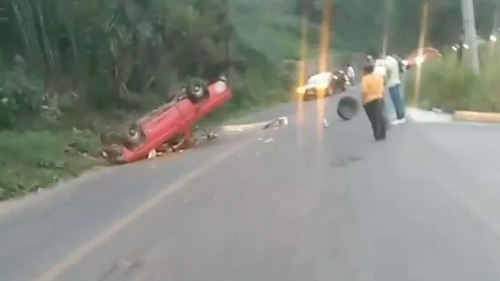 Muere Hombre tras Volcar en la Carretera Coscomatepec-Totutla