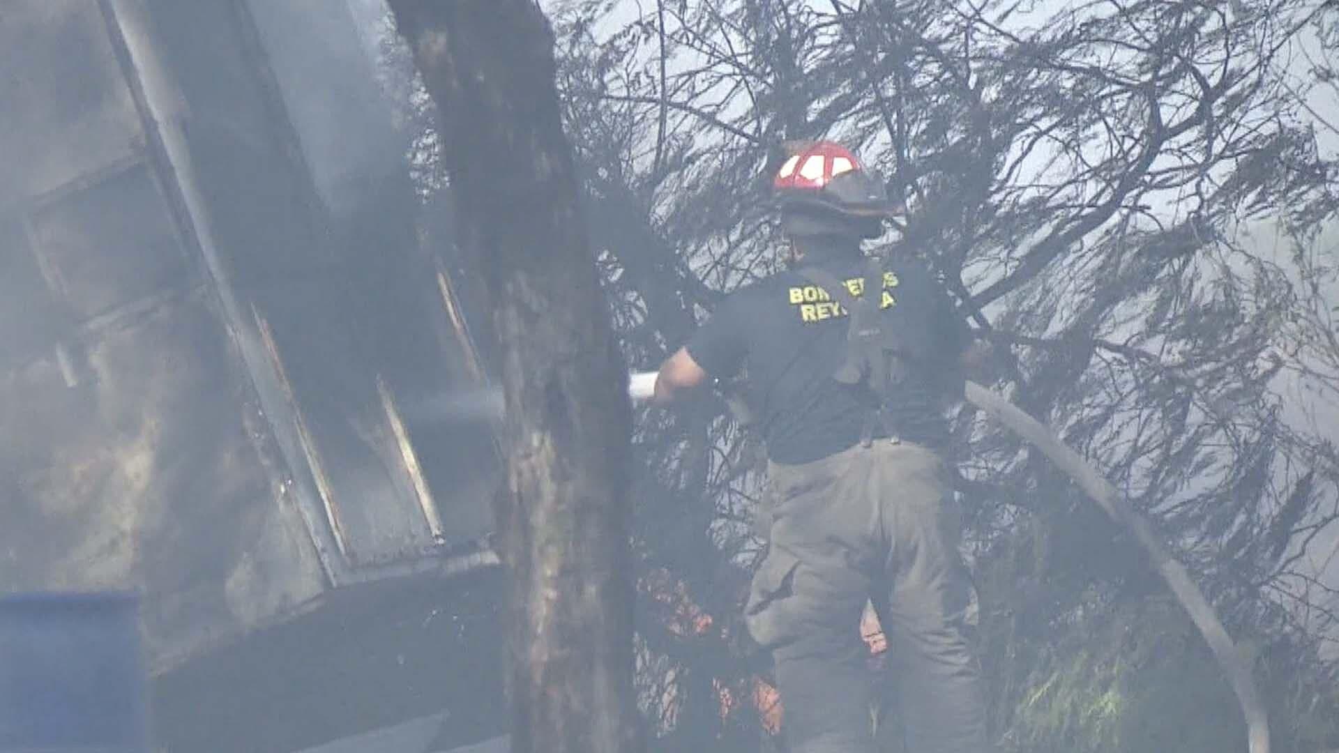 Incendio en Pastizal Alertó a Vecinos de Ejido en Tamaulipas