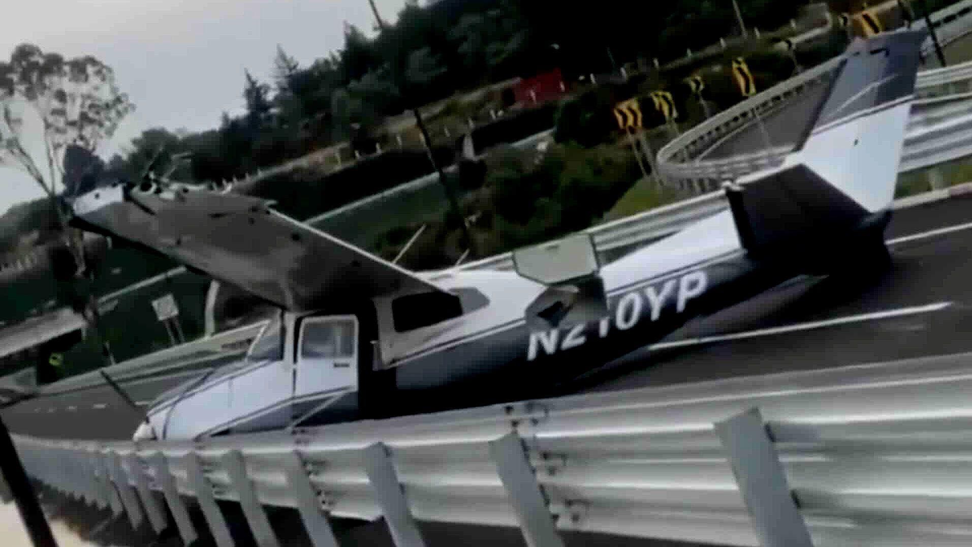 Reportan la Caída de Avioneta sobre la Autopista Real del Monte-Huasca en Hidalgo