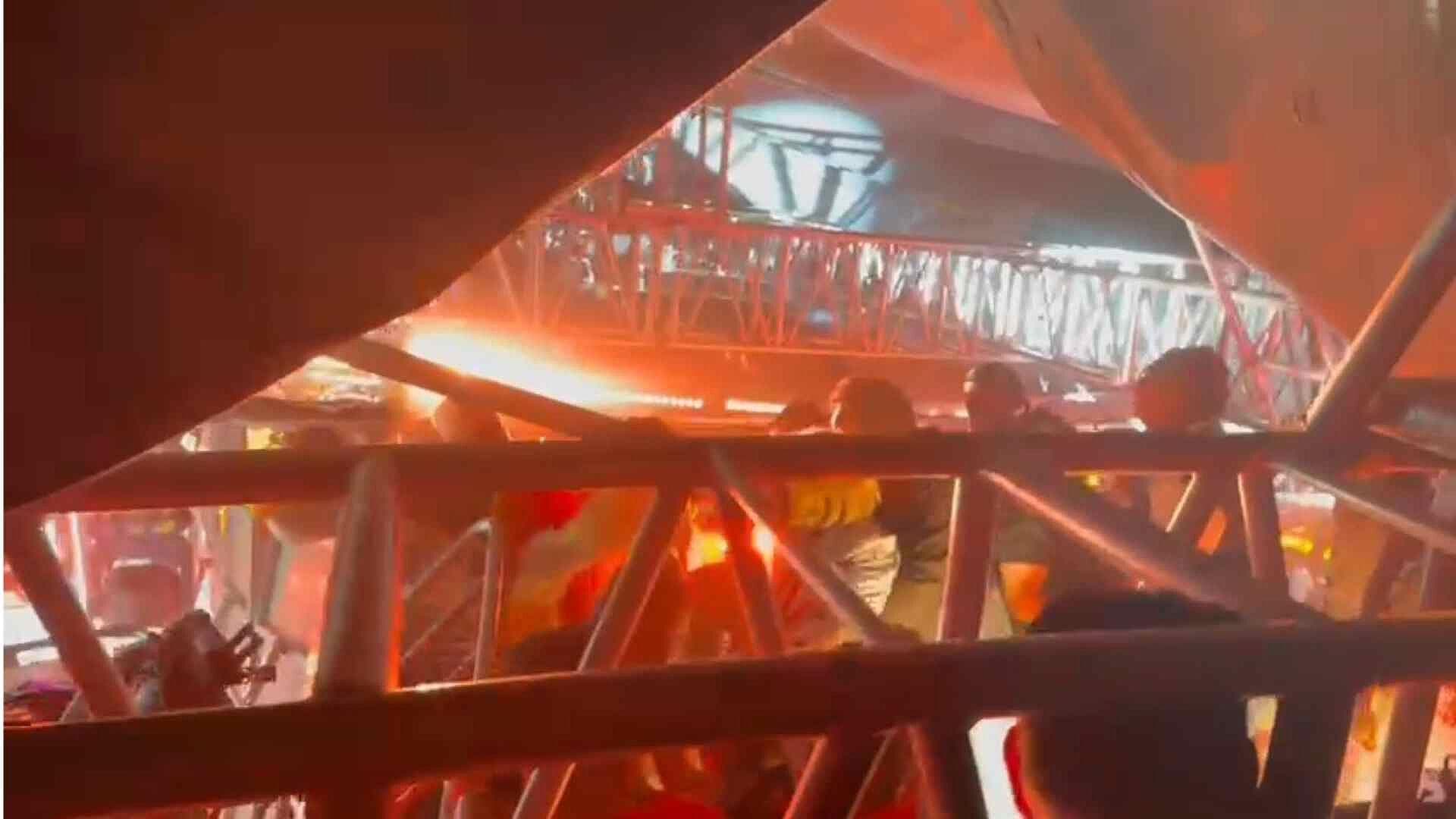 Jorge Máynez Regresa a Zona de Desplome de Templete en NL