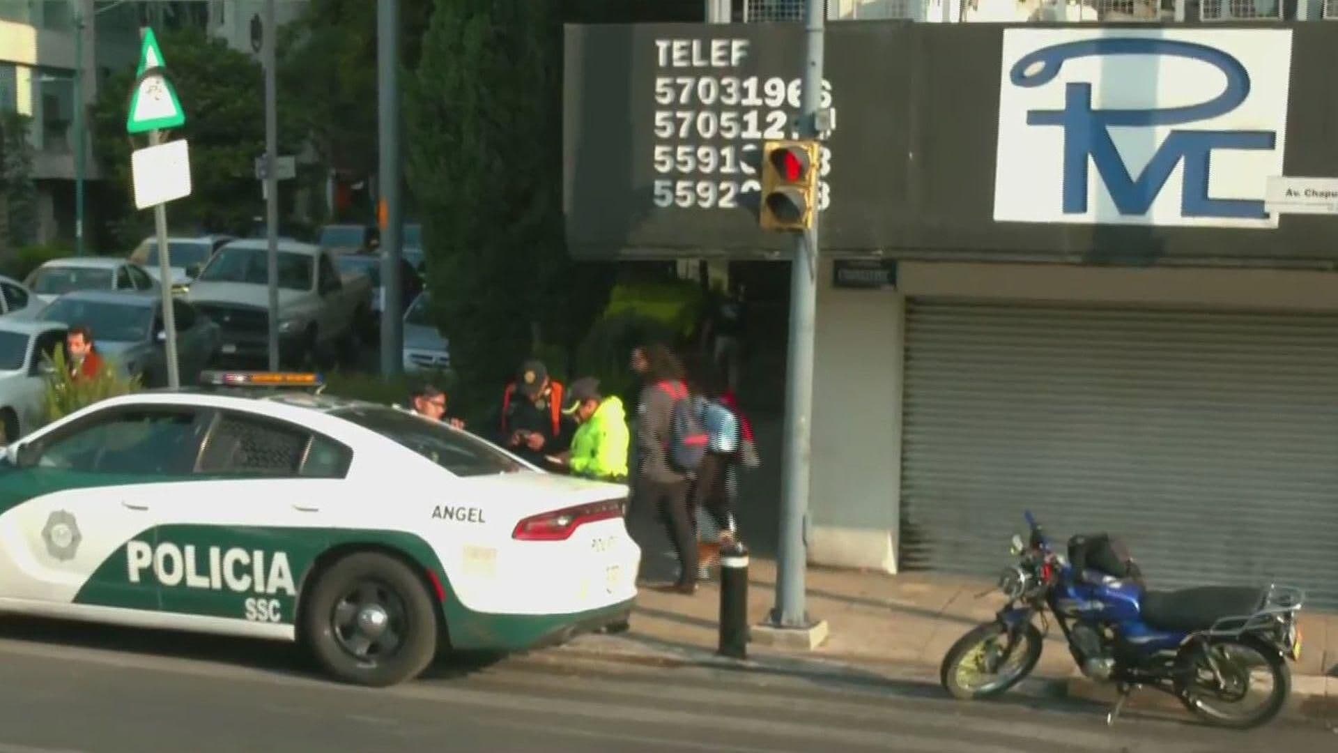 Motociclista Se Desmaya Cuando Circulaba en Avenida Chapultepec, CDMX
