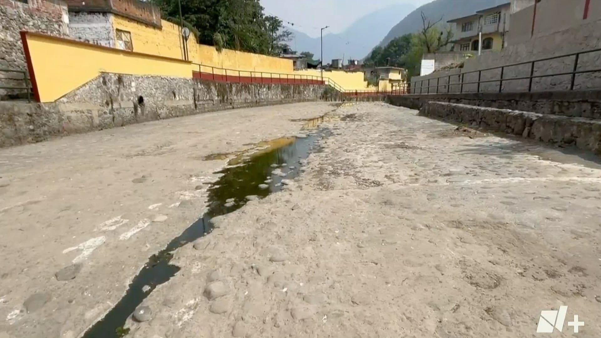 Desapareció el Río Orizaba; Su Afluente se Observa Completamente Seco