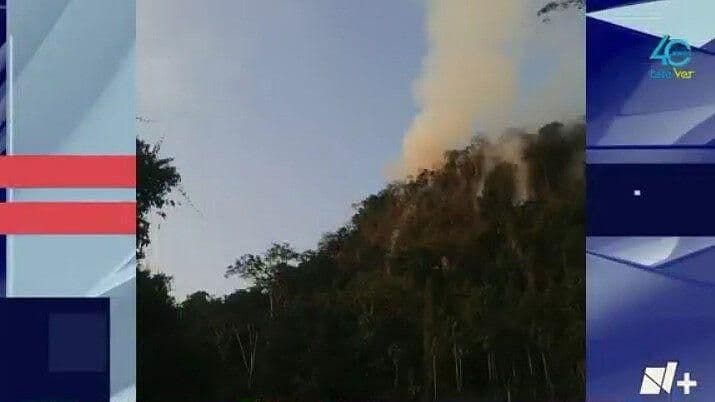 Sigue Activo Incendio forestal en Uxpanapa