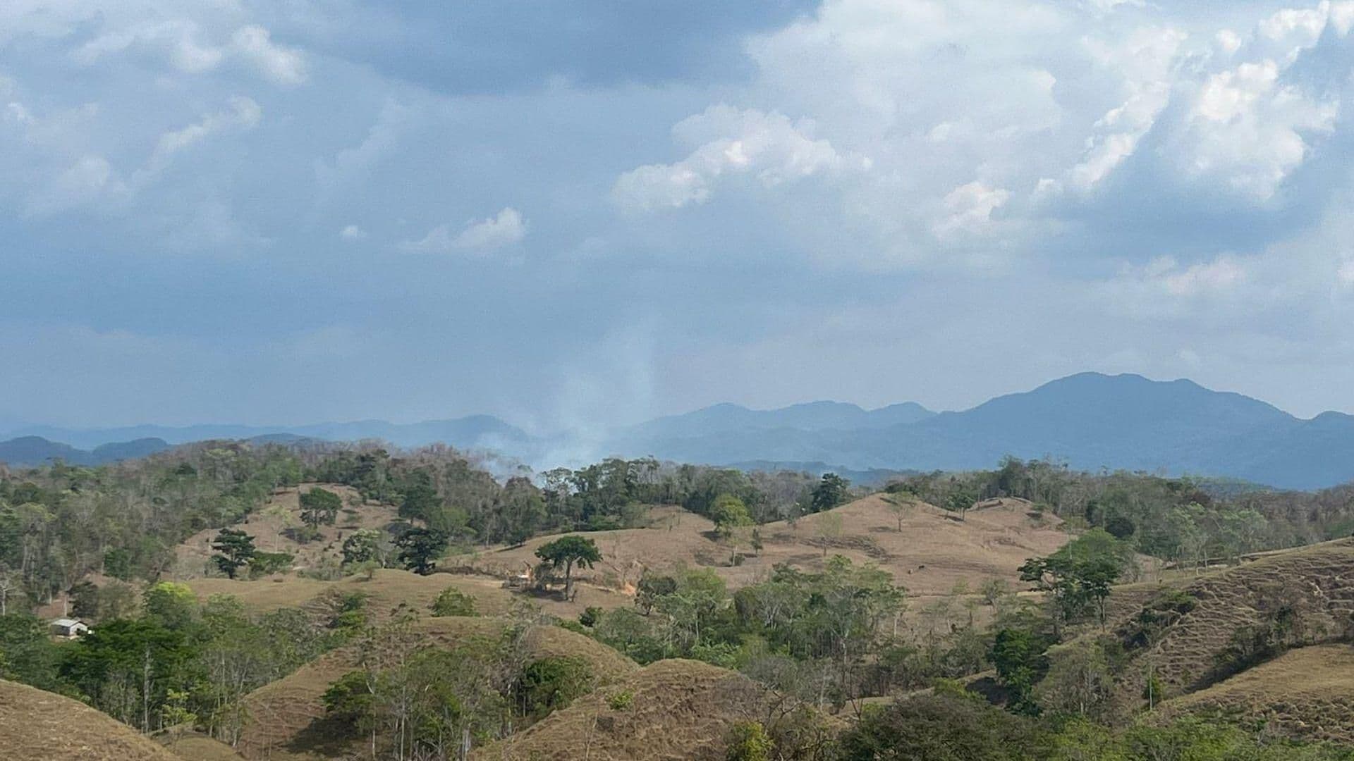 Se Reactiva Incendio Forestal en el Valle de Uxpanapa