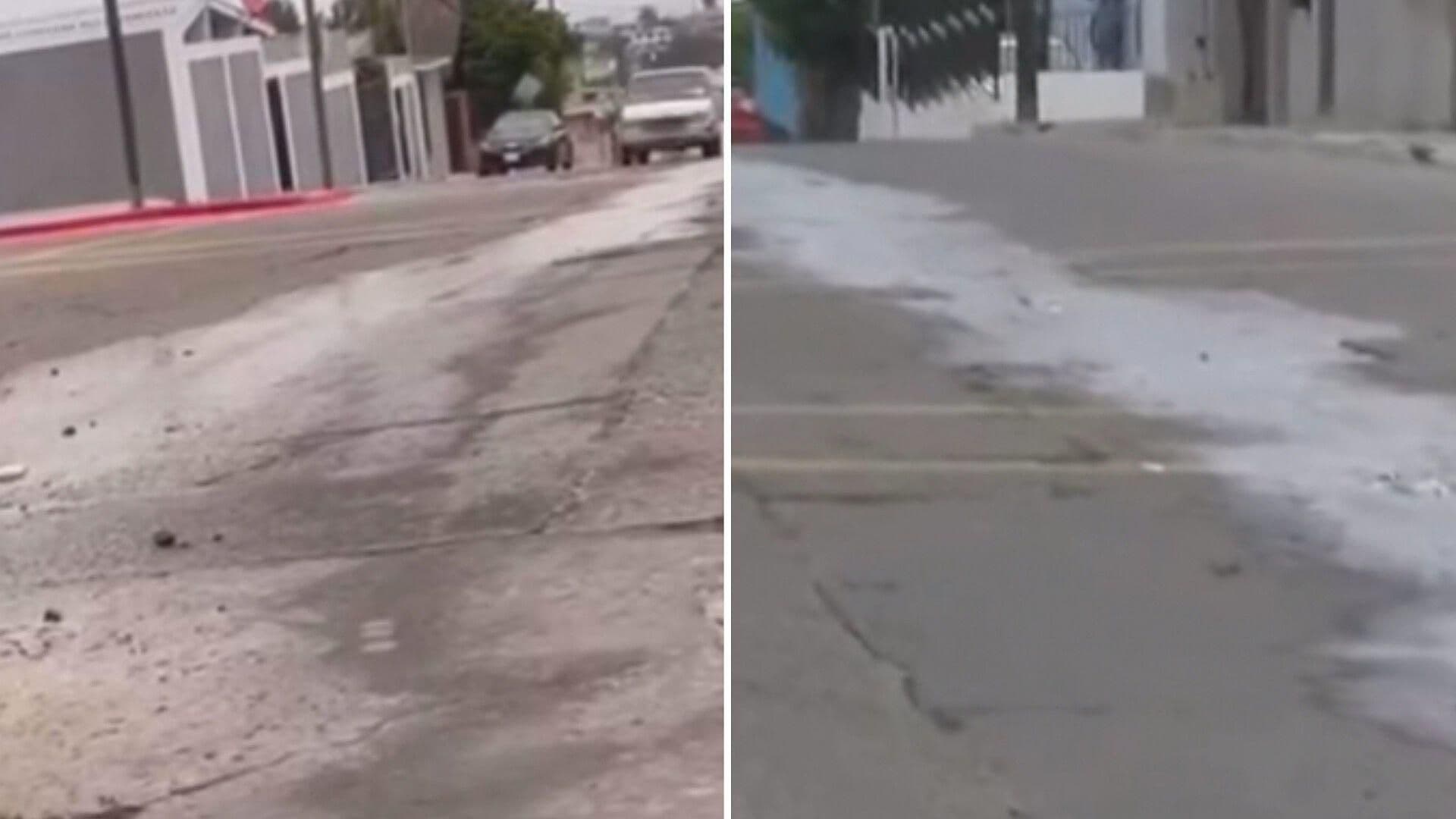 Denuncian Vecinos Fuga de Aguas Negras en la Colonia Progreso de Tijuana