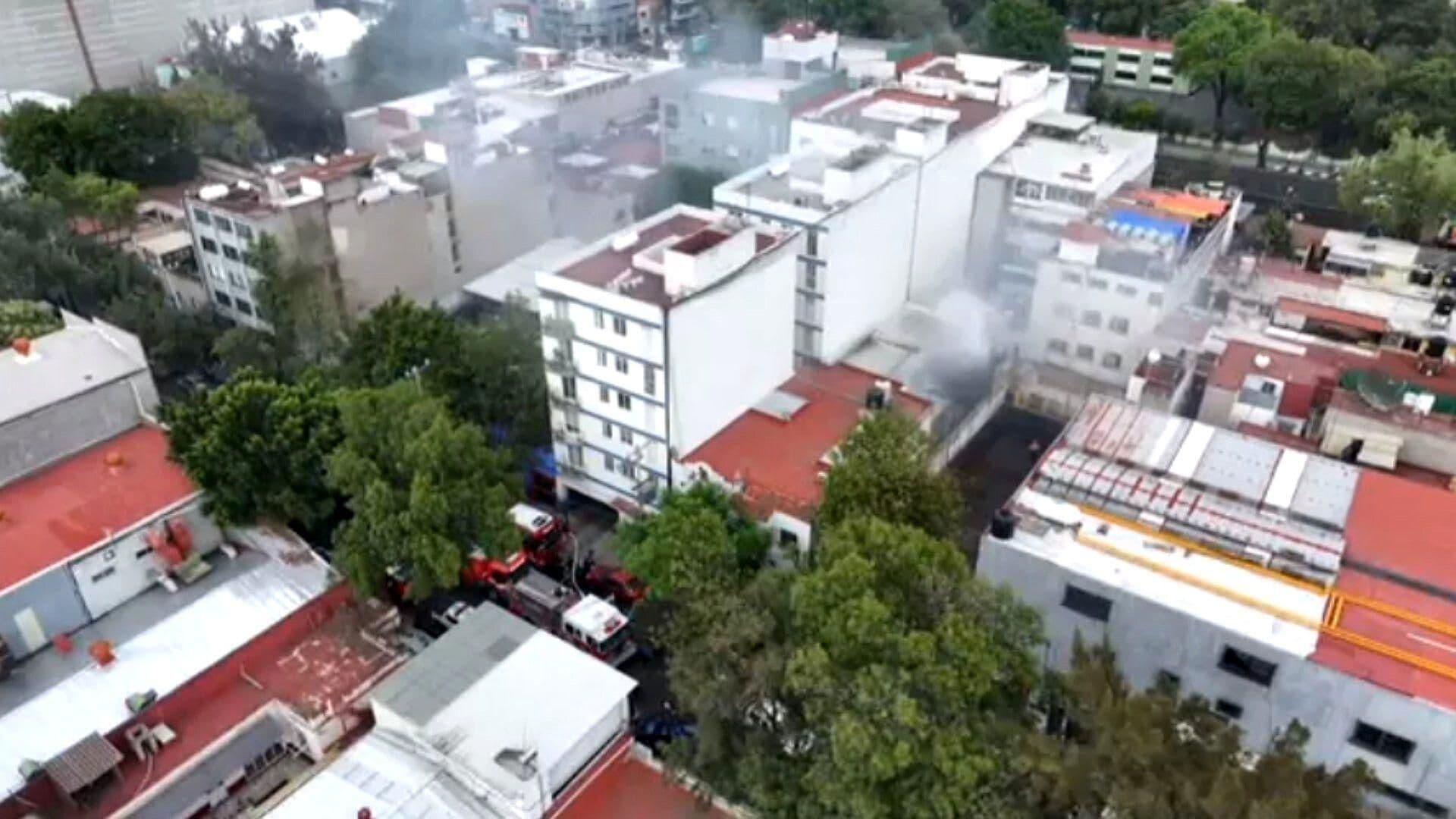 Explosión en la Colonia Algarín: Bomberos de CDMX Sofocan Incendio tras Emergencia