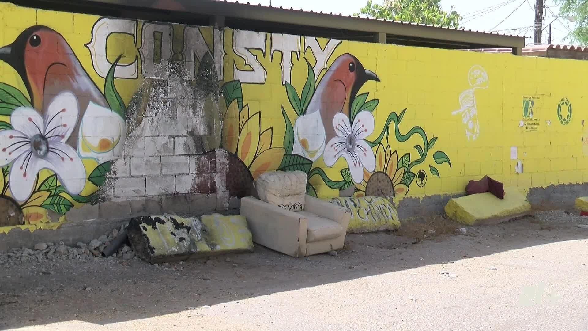 Destruyen Símbolo Comunitario en Colonia Constitución de Mexicali