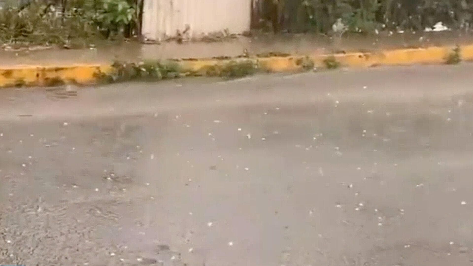 Cae Granizo en Soteapan y Mecayapan en la Zona Serrana del Sur de Veracruz