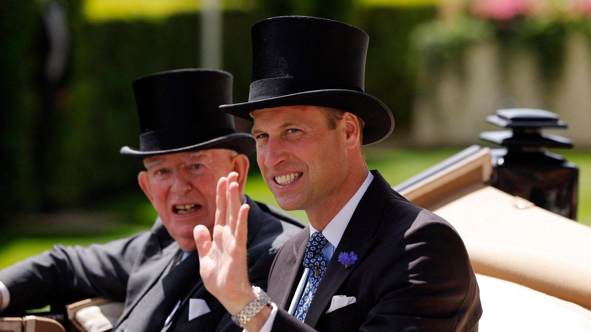 Príncipe William Acompaña a la Reina Camila en el Segundo Día del Royal Ascot