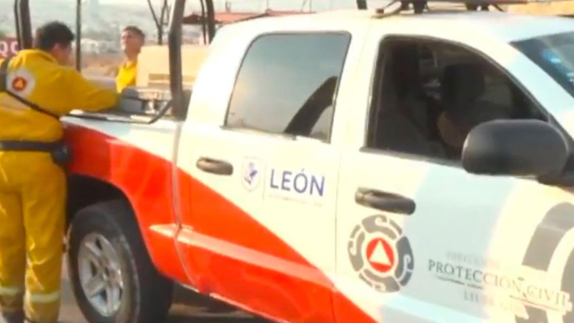 Se Desconocen Causas de Incendio en un Anexo y el Cerro Gordo en León