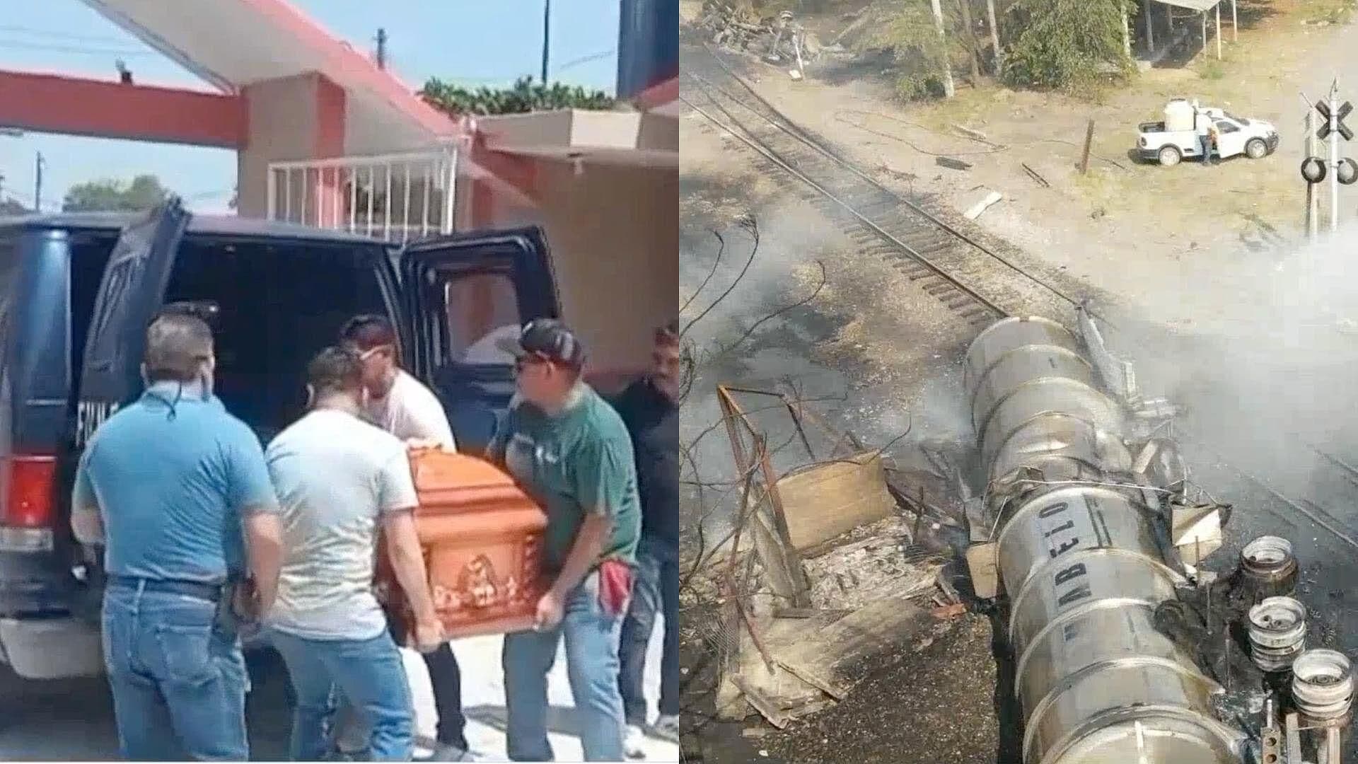 Dan el Último Adiós a Maquinista del Tren que Chocó contra una Pipa en Tres Valles
