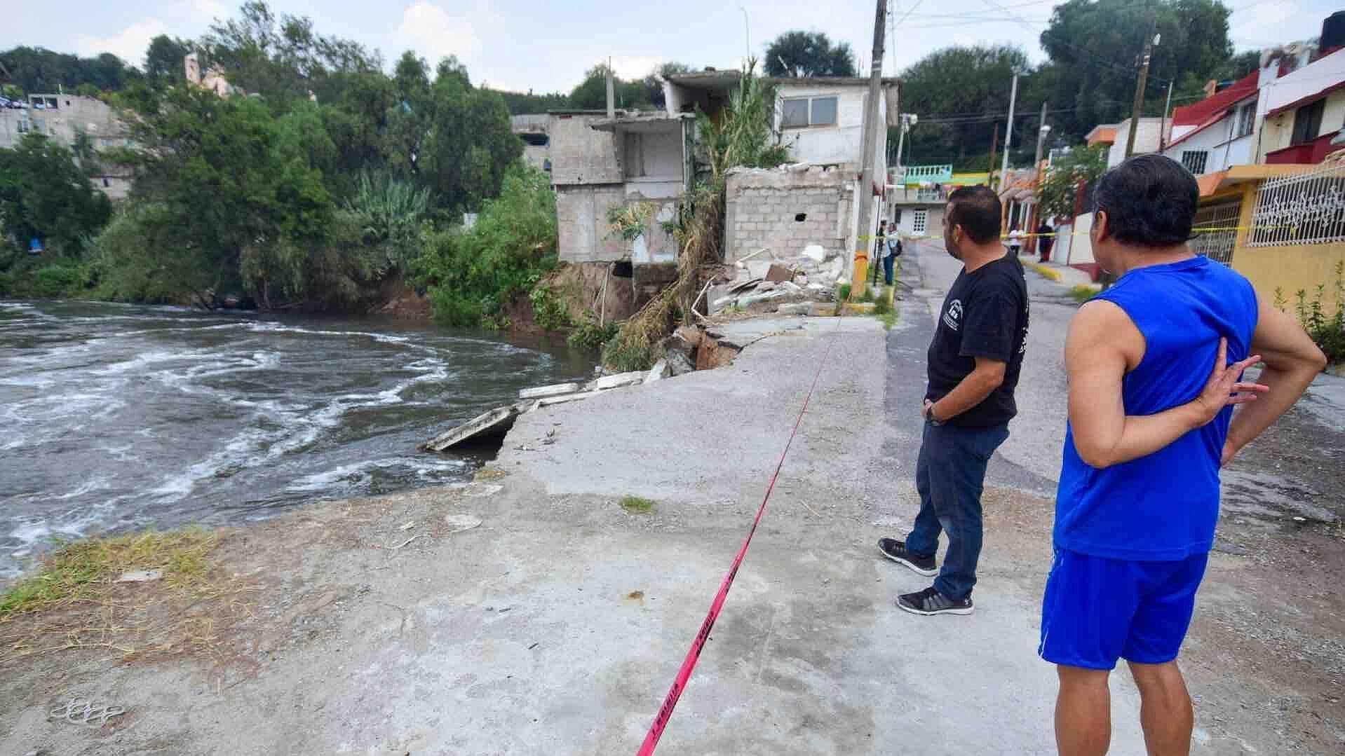 Preocupa Desborde del Río Tula por Lluvias en CDMX