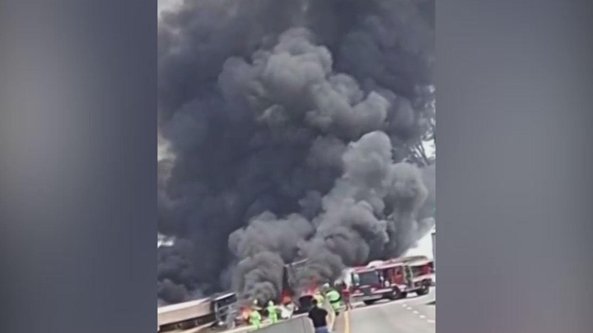 Se Registra Aparatoso Choque Múltiple en Autopista a los Altos en Jalisco