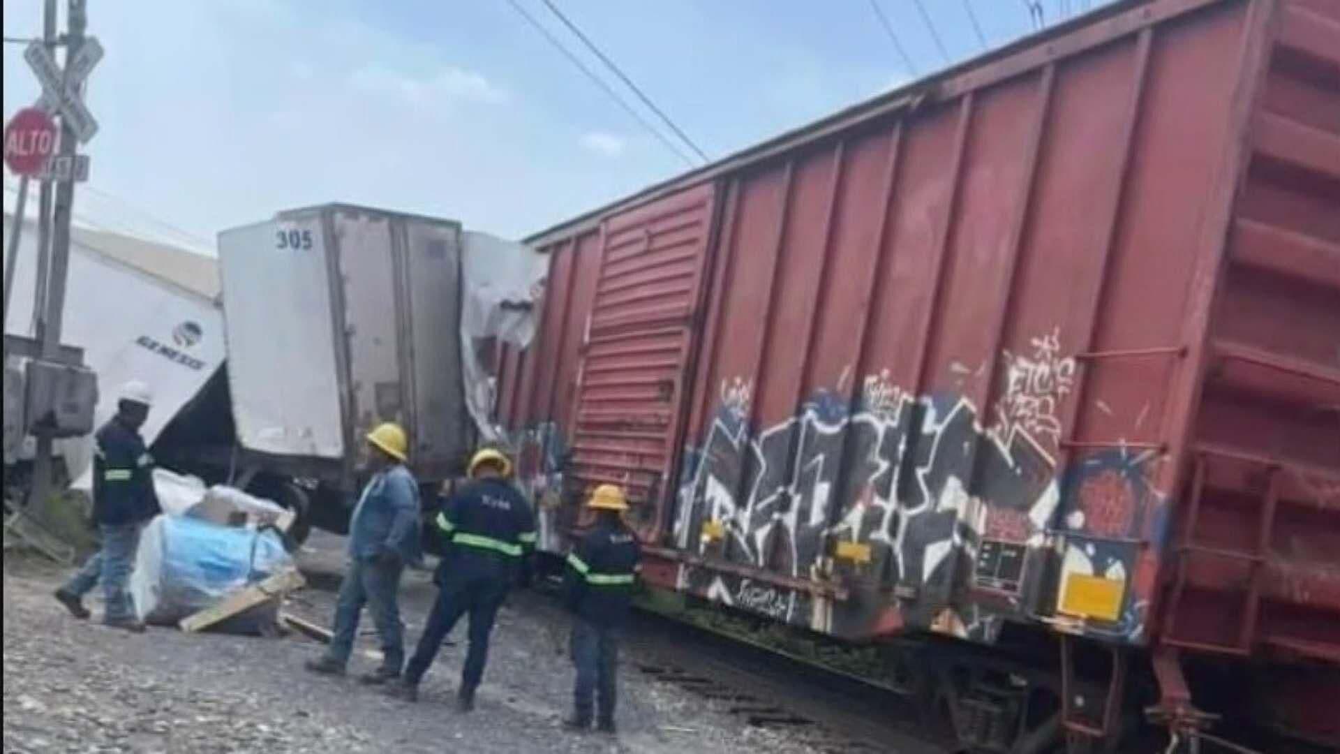 Intenta Ganar Paso a Tren y Los Embiste; No Hay Lesionados en Ave. Heberto Castillo en García