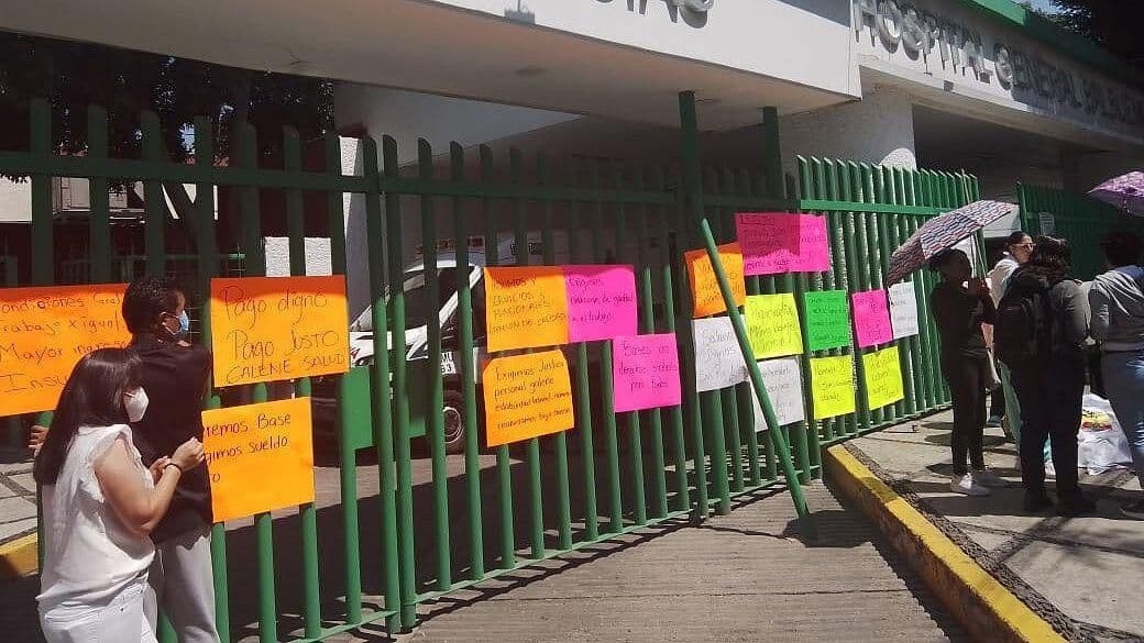 Personal de Hospital Balbuena Mantiene Servicio Bajo Protesta