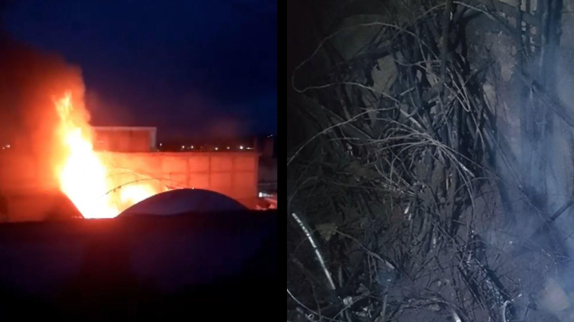 Se Incendia Polvorín Clandestino en Texmelucan, Puebla