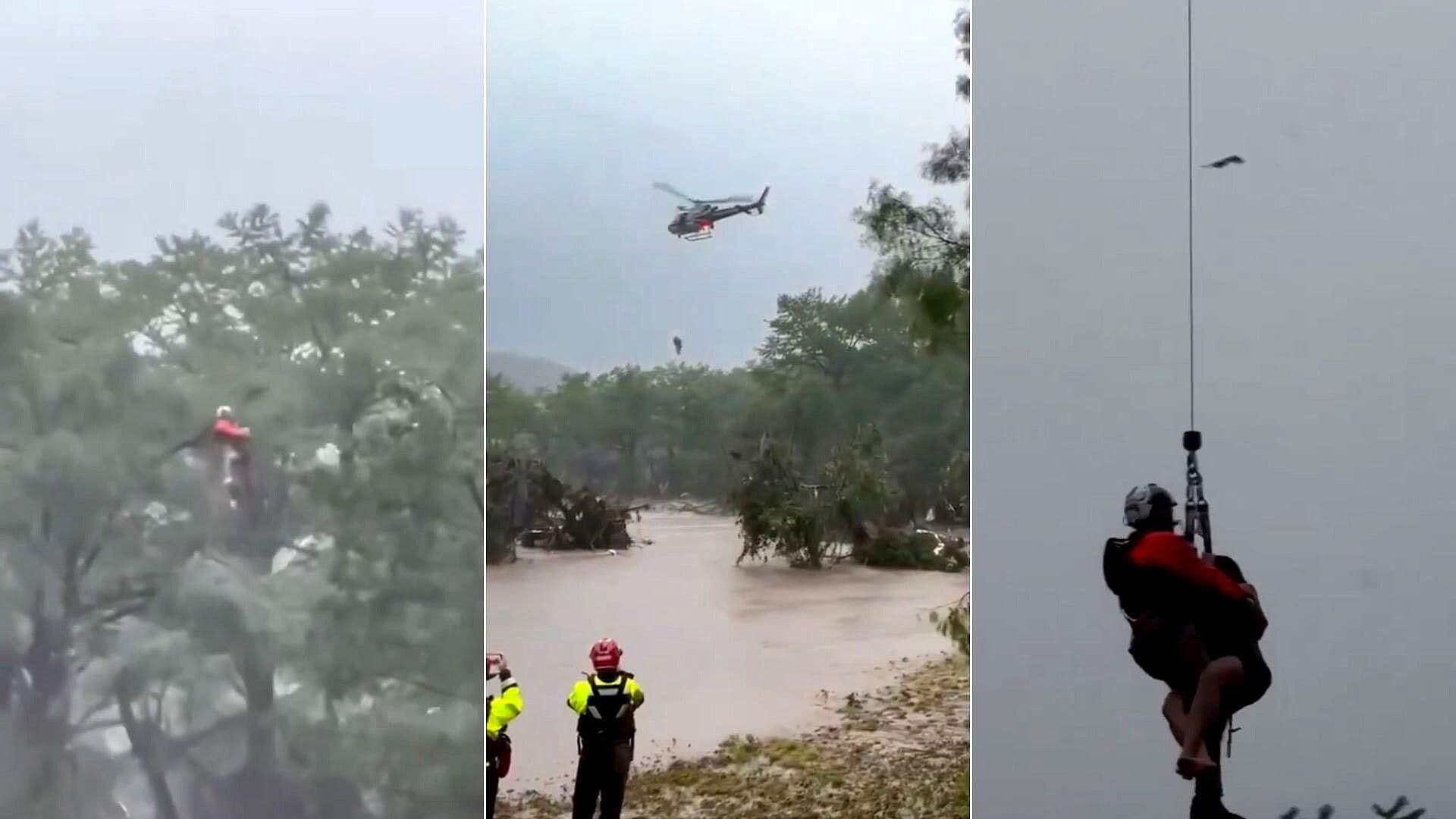 Greg Abbott Comparte Video de Rescates Aéreos en Texas: "No Nos Detendremos Hasta Encontrarlos"