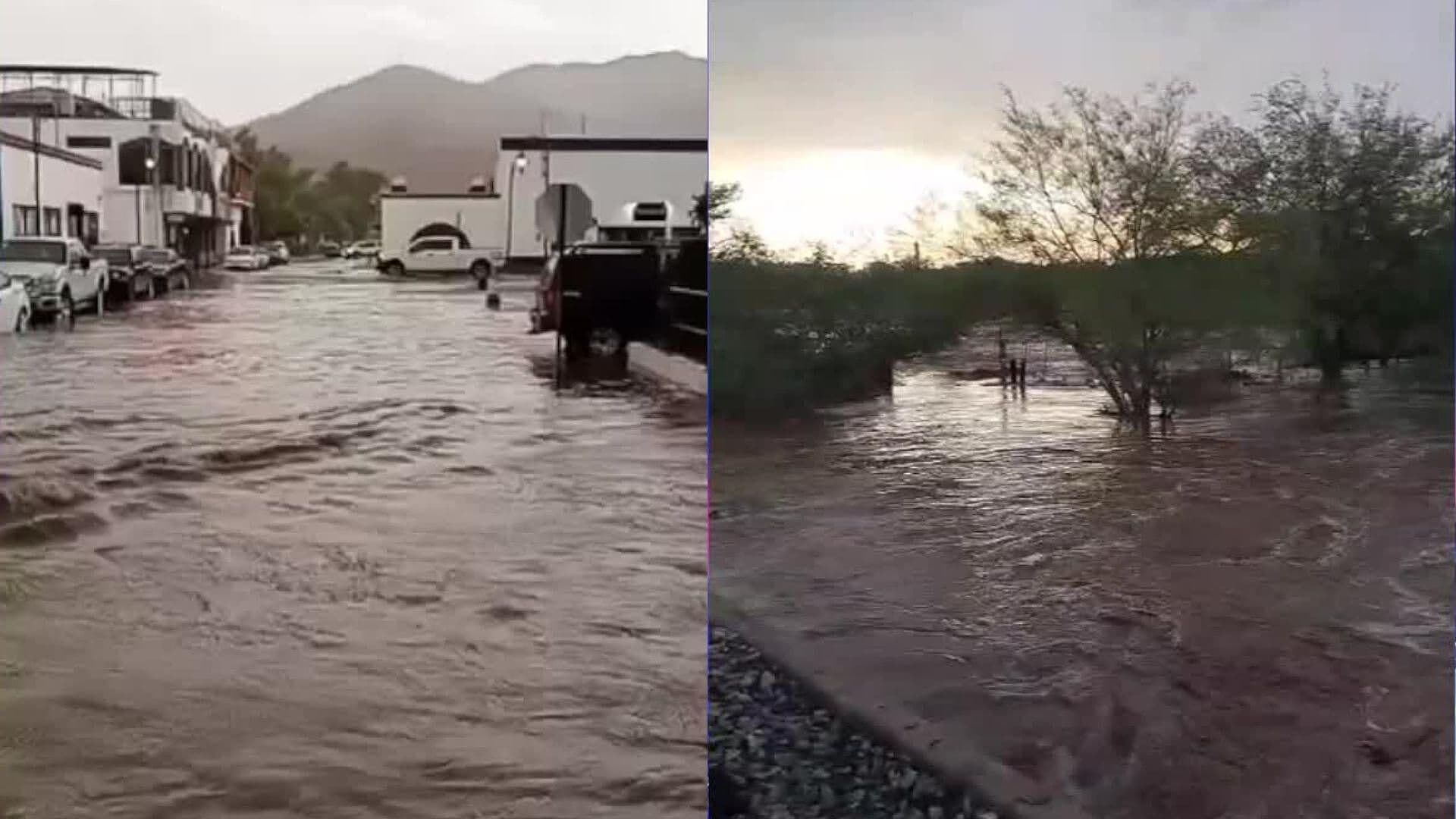 Lluvia Deja Daños Materiales en Magdalena de Kino, Sonora