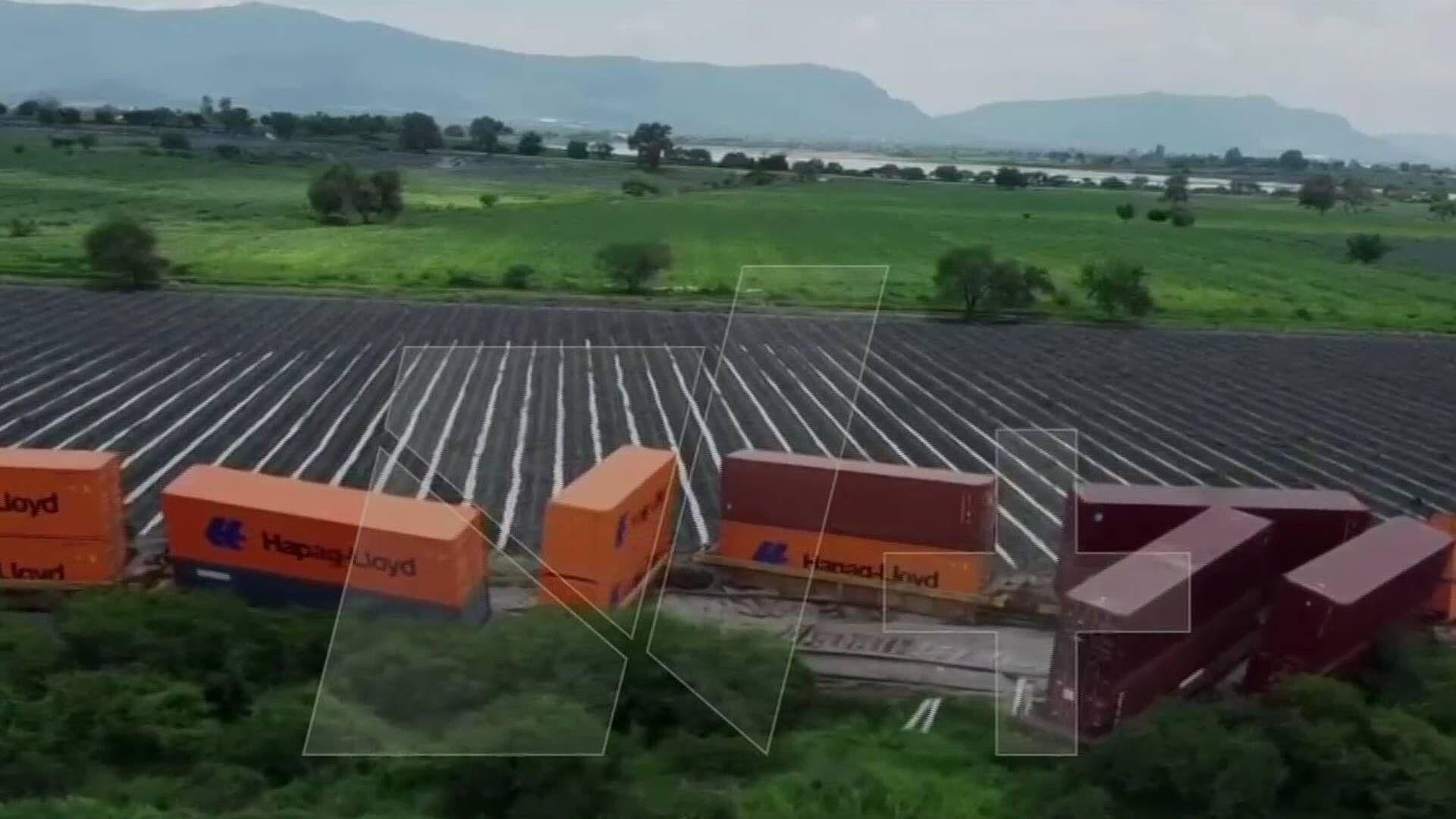 Descarrilamiento de Tren en La Barca, Jalisco, Deja una Persona Lesionada
