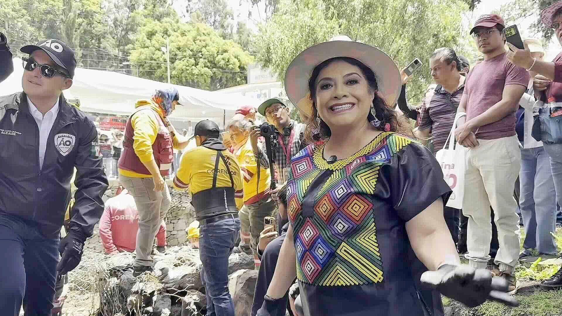 Clara Brugada Anuncia Limpieza y Rescate Integral de Barranca Río Mixcoac en La Araña