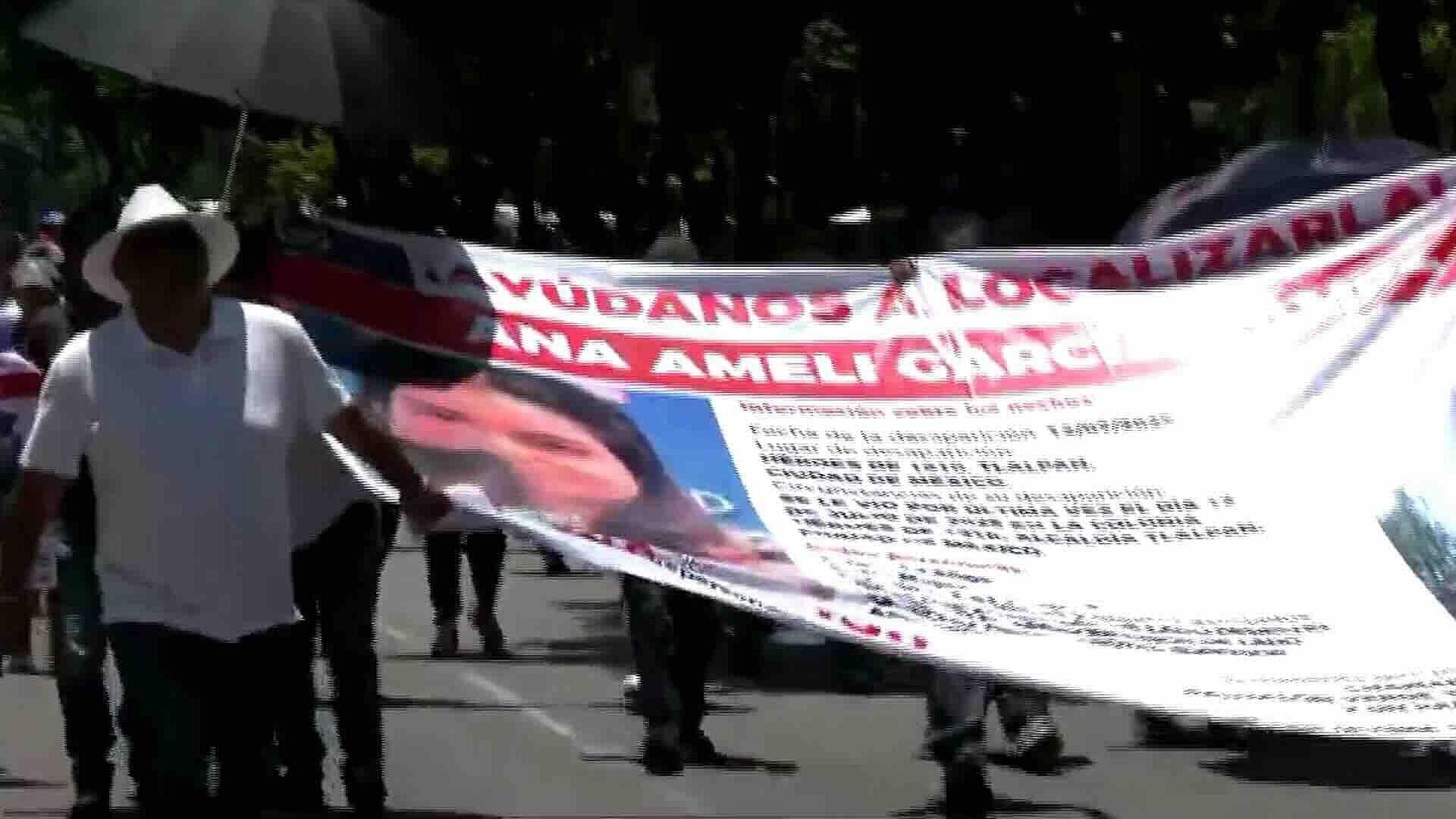 Marchan en CDMX para Exigir Búsqueda de Ana Amelí, Desaparecida en el Ajusco