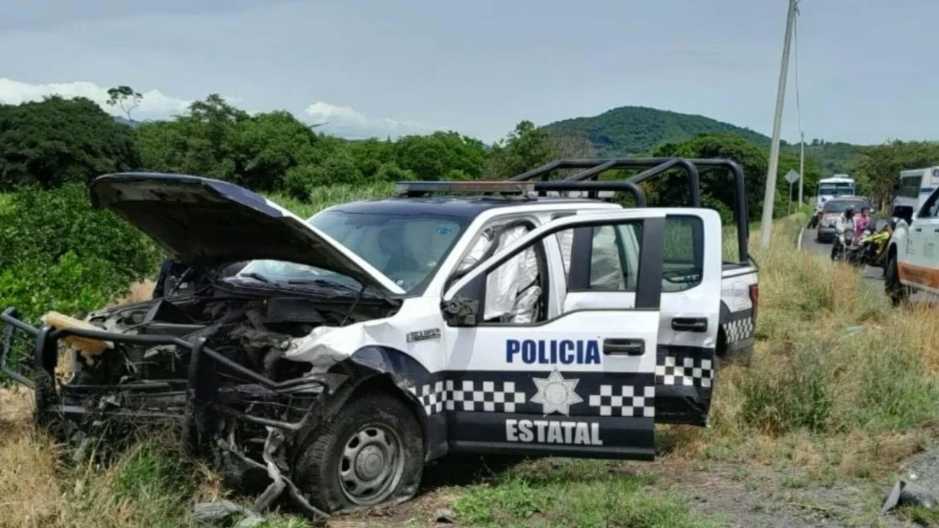 Choque Entre Patrulla y Auto Deja Seis Personas Lesionadas en Carretera Xalapa-Alto Lucero
