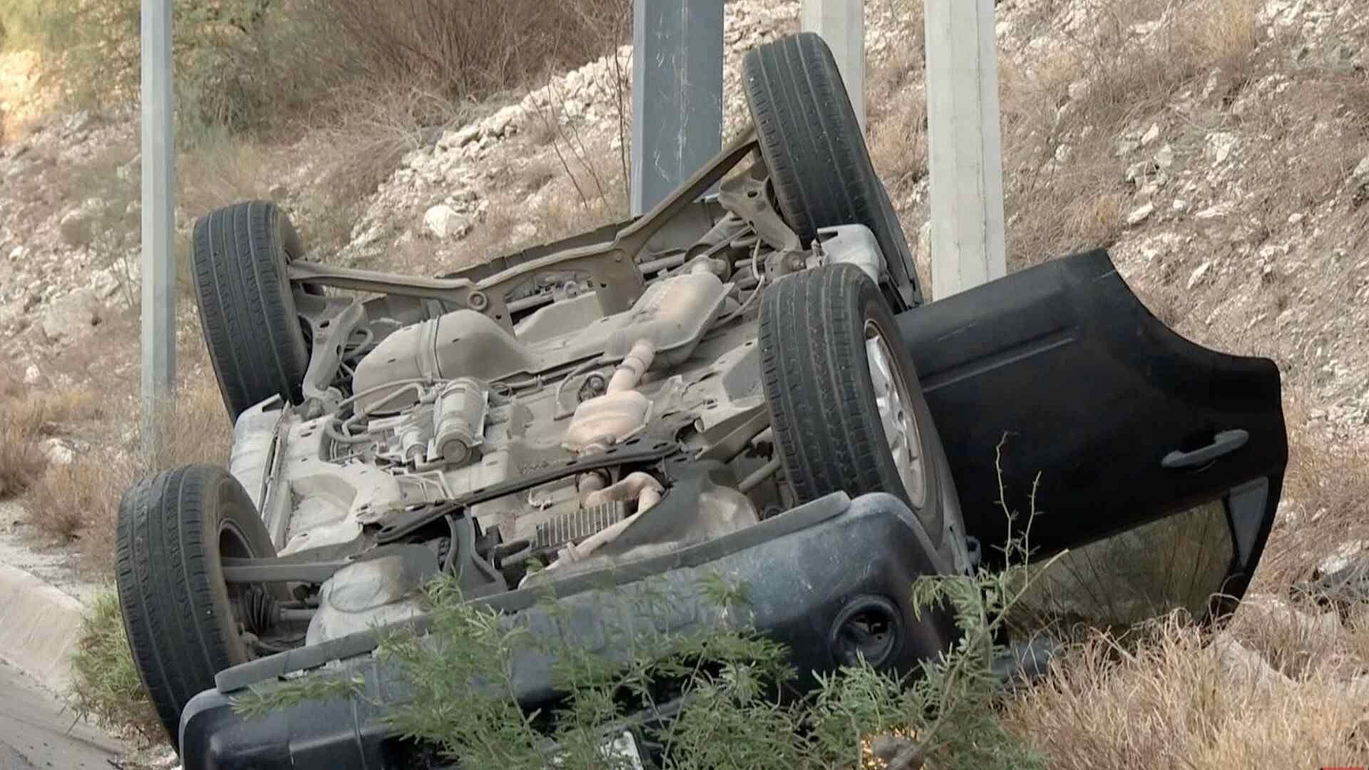 Volcamiento Deja un Lesionado a un Costado de Presa Abelardo L. Rodríguez de Hermosillo