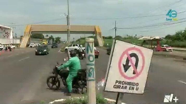 Riesgo en Crucero Peligroso en Carretera a Soledad de Doblado
