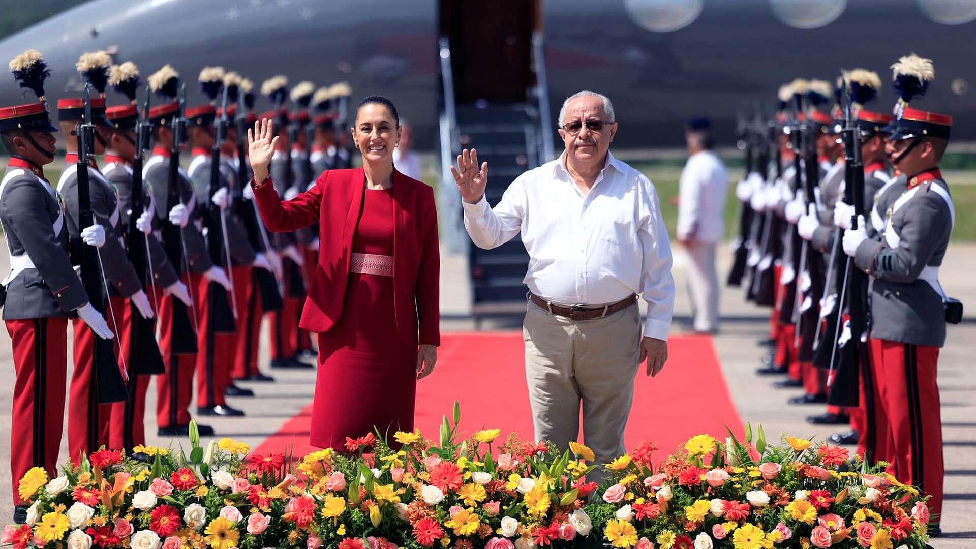 Claudia Sheinbaum Llega a Guatemala para Sostener Reunión con Bernardo Arévalo