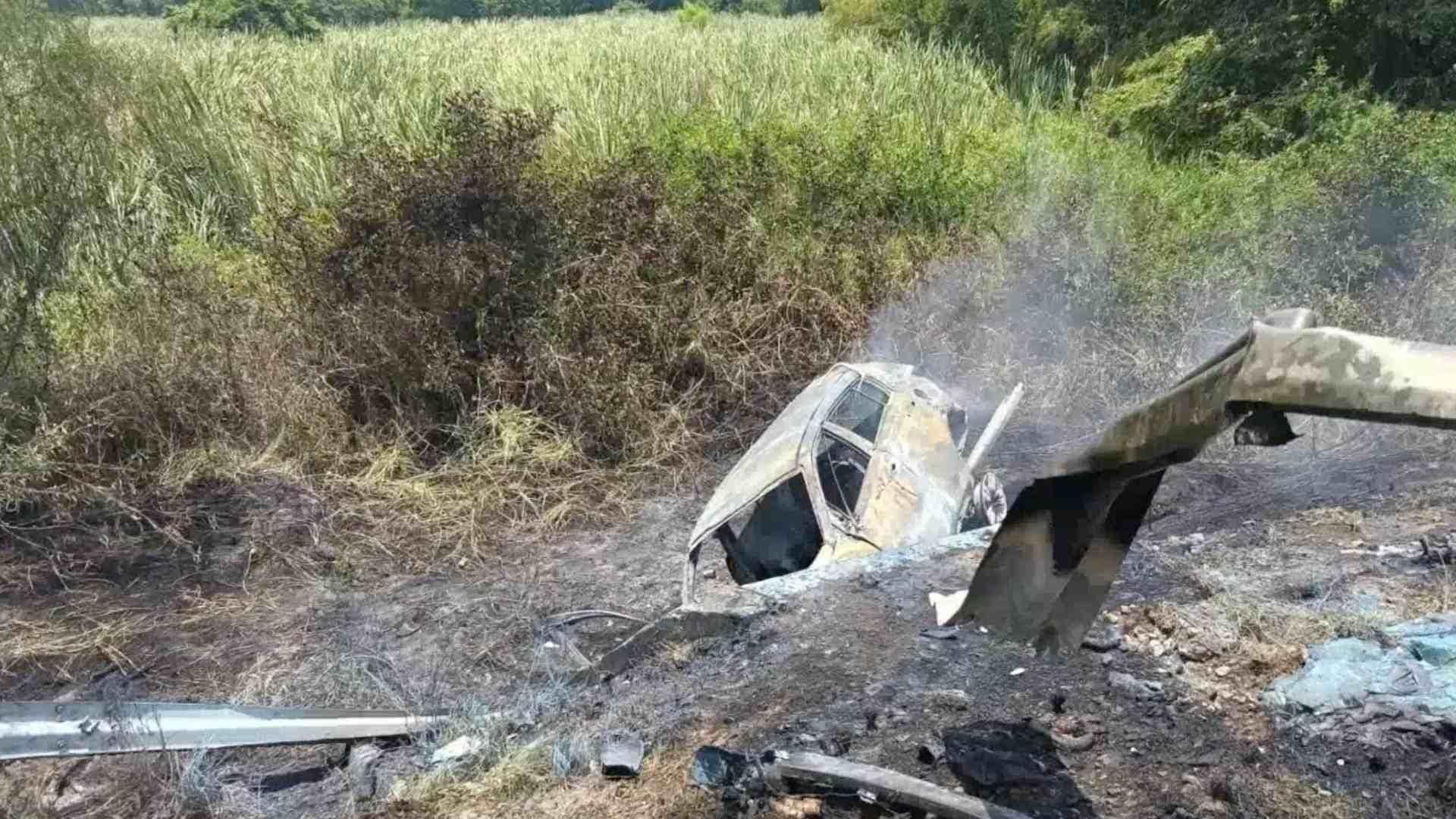 Mujer Muere Dentro de Auto en Llamas Tras Accidente en la Autopista Cardel-Poza Rica