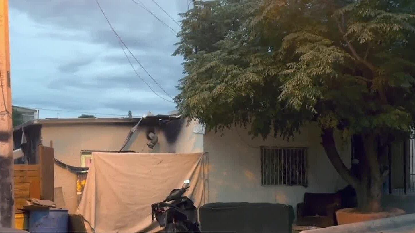 Balean Vivienda en la Colonia Cerro de la Cruz; No Hubo Heridos