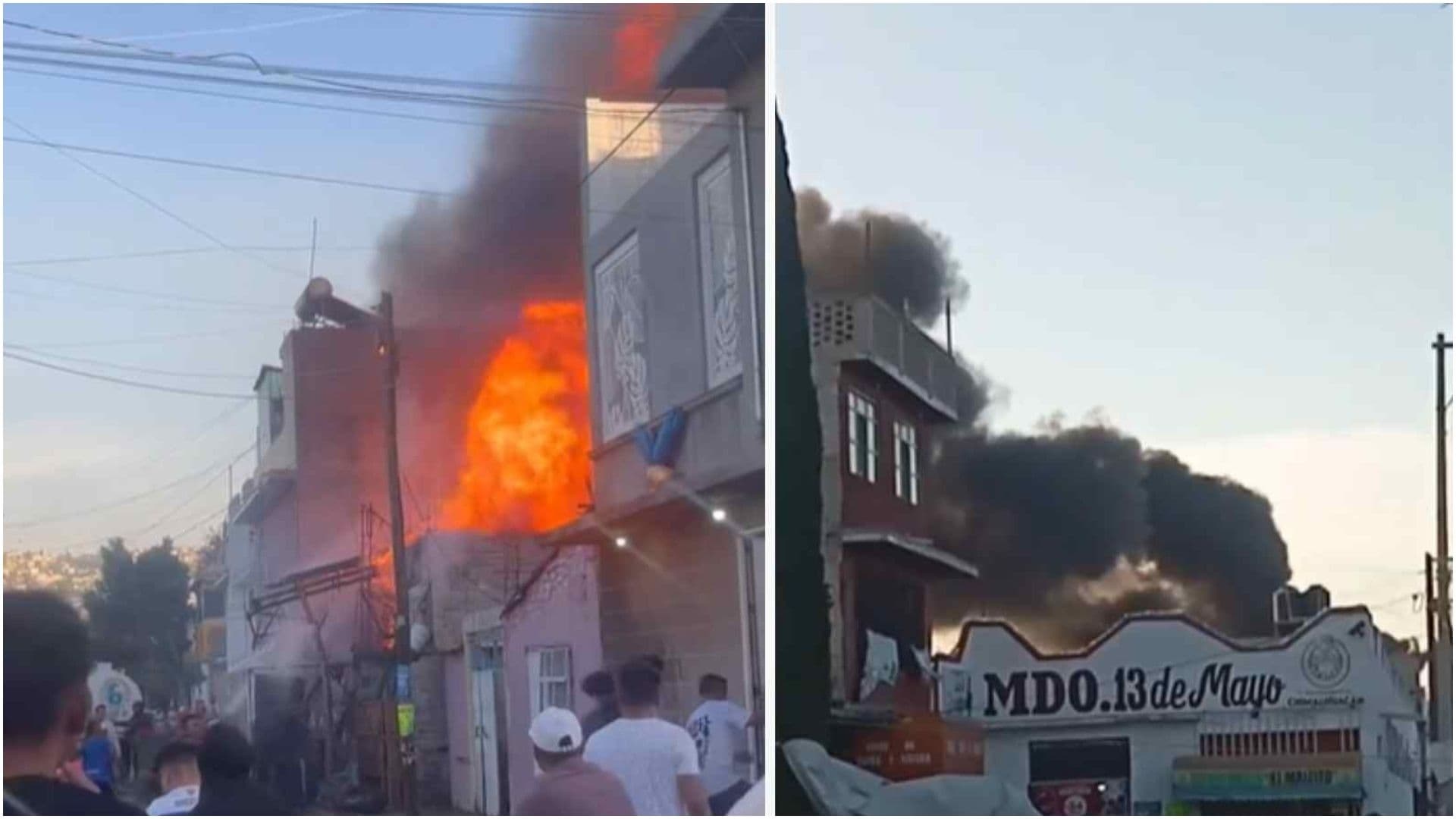 Explota Casa en Chimalhuacán, Estado de México; Cuerpos de Emergencia Acuden al Lugar