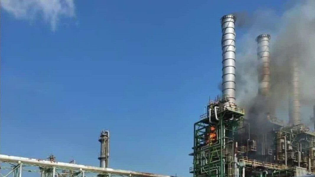 Explosión en Complejo Petroquímico Cangrejera Deja Lesionados