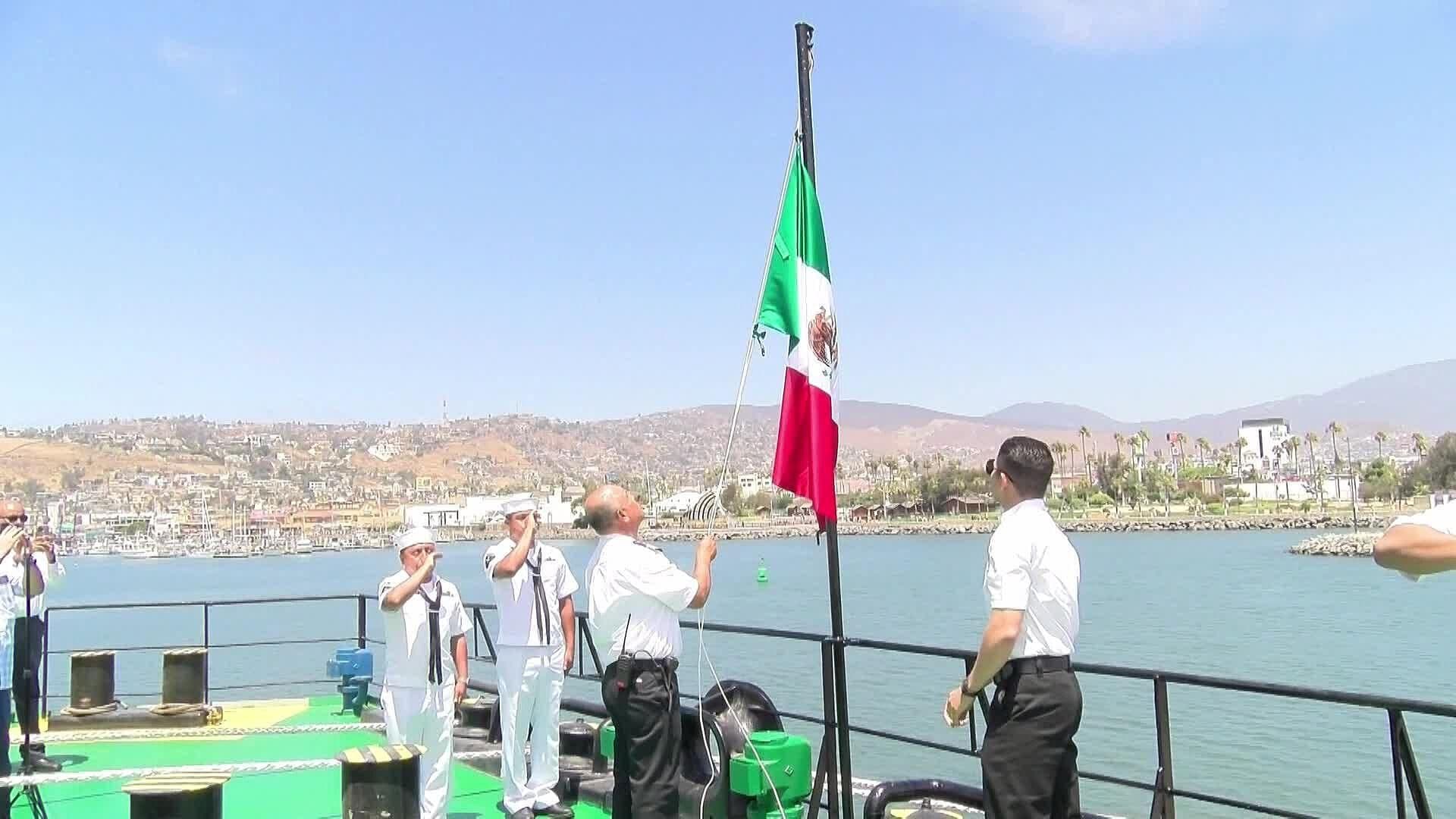 Abanderan Embarcación Mar de California, con Puerto de Matrícula en Ensenada
