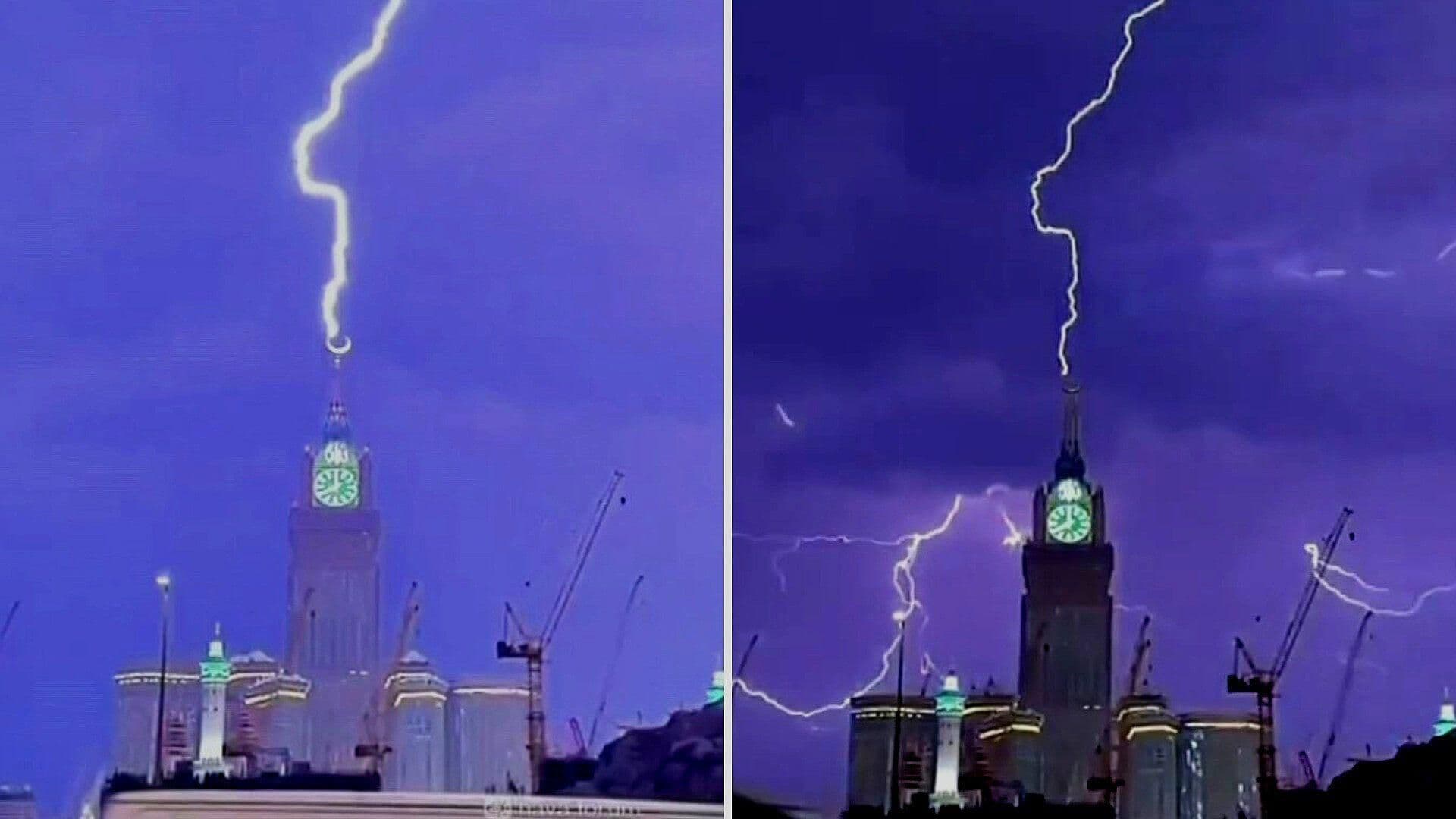 Video: Captan Impresionantes Imágenes de las Fuertes Lluvias en La Meca, en Arabia Saudita
