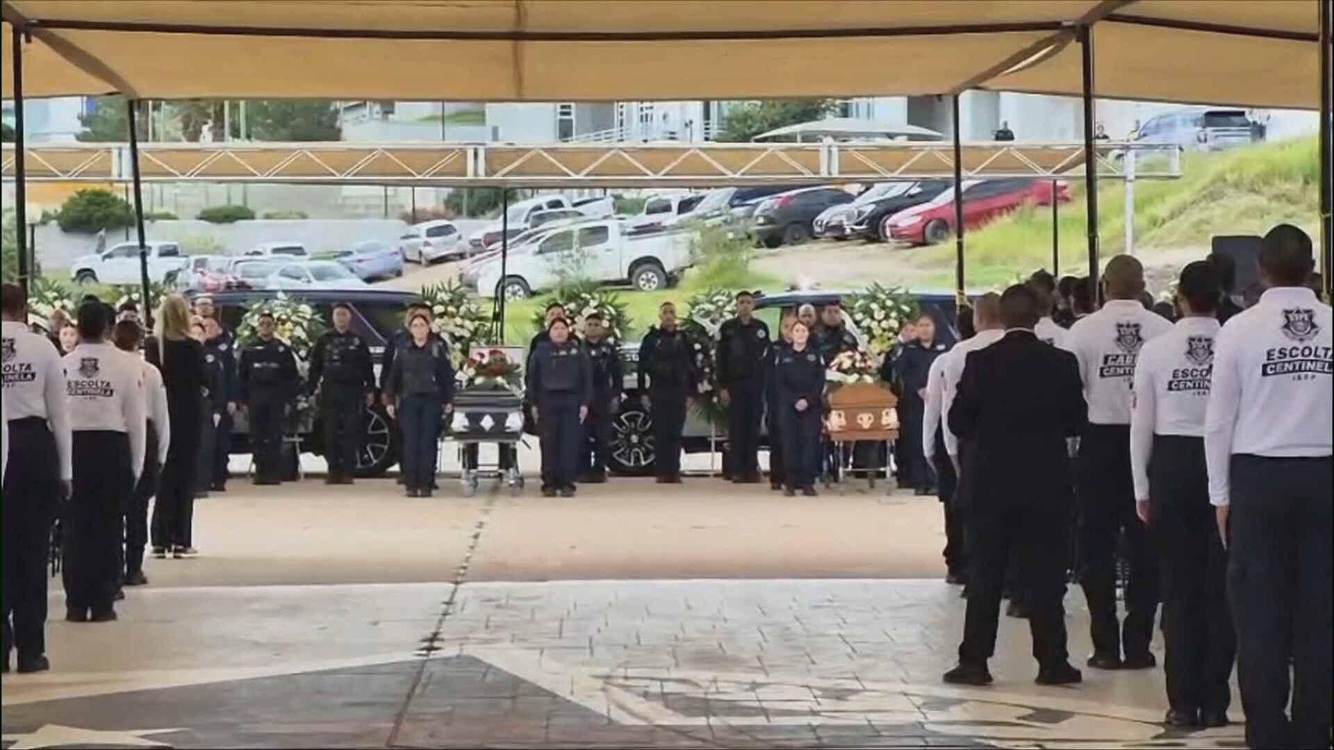 Despiden con Homenaje a Policías Estatales Fallecidos en Emboscada en Moris, Chihuahua