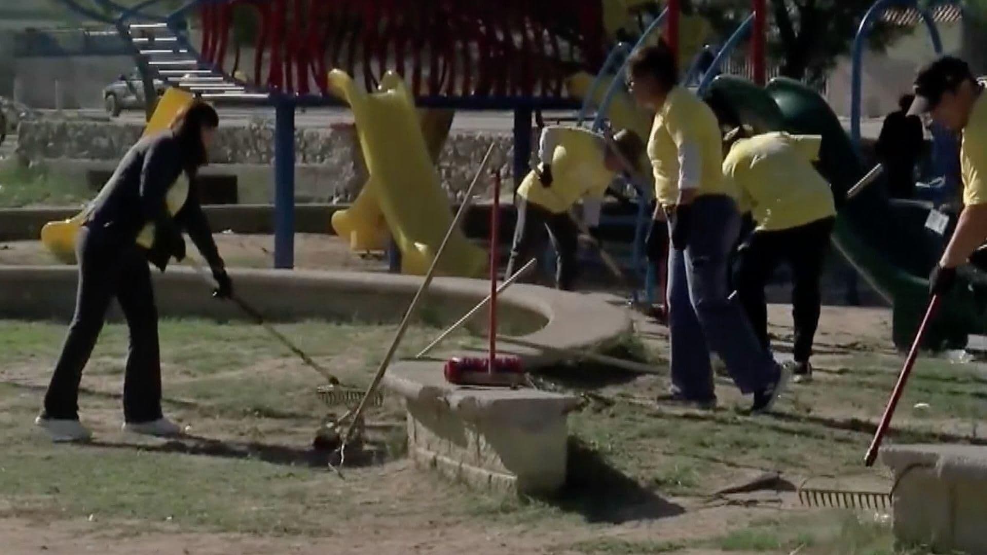 Voluntarios Rehabilitan el Parque de las Tortugas en Ciudad Juárez
