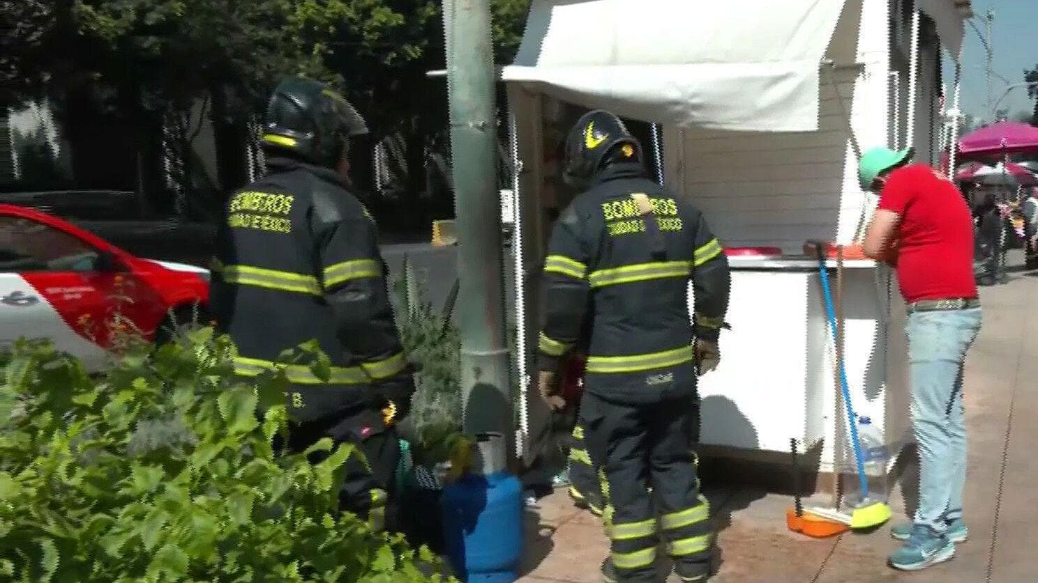 Flamazo en Puesto Ambulante de Comida Deja 2 Lesionados en la Col. Juárez, CDMX