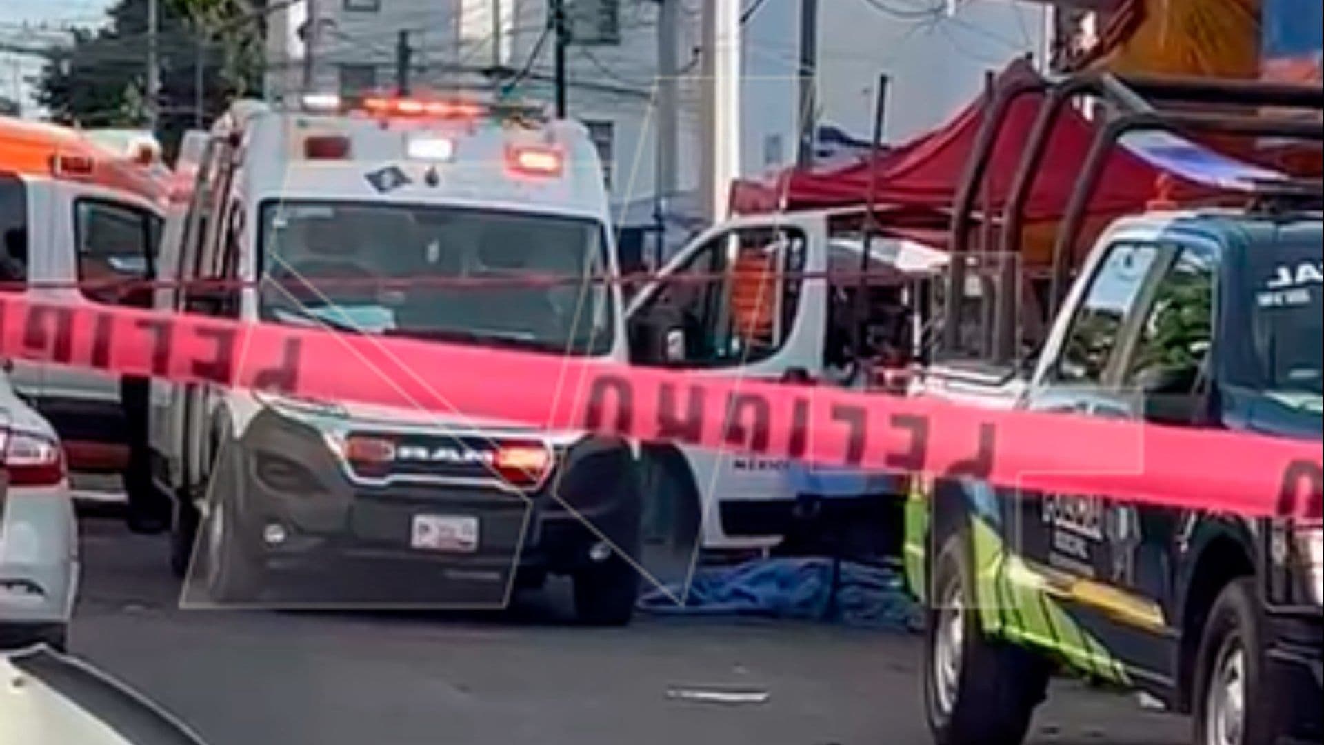 Muere un Hombre por Ataque Directo a Balazos en Tianguis al Sur de la Ciudad de Puebla