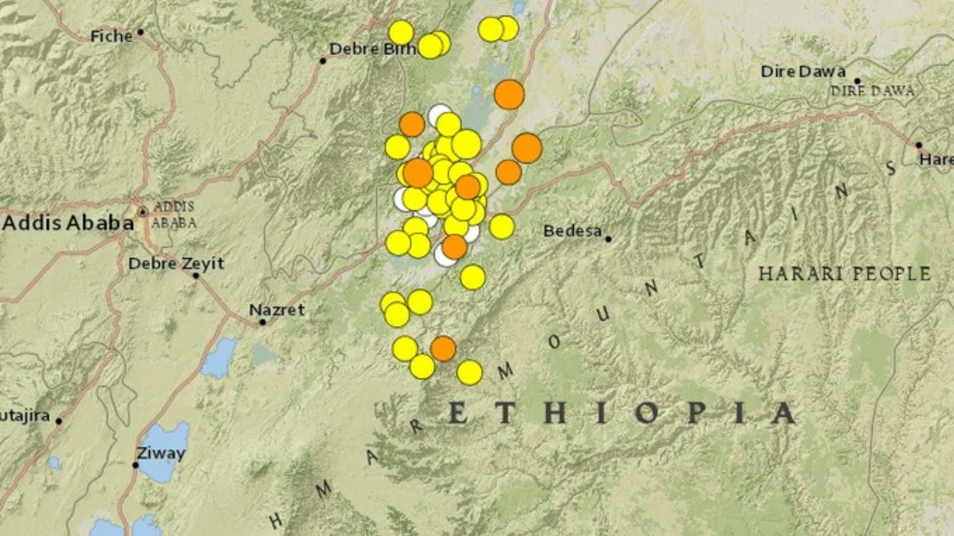 Evacúan a Habitantes en Etiopía por Enjambre Sísmico