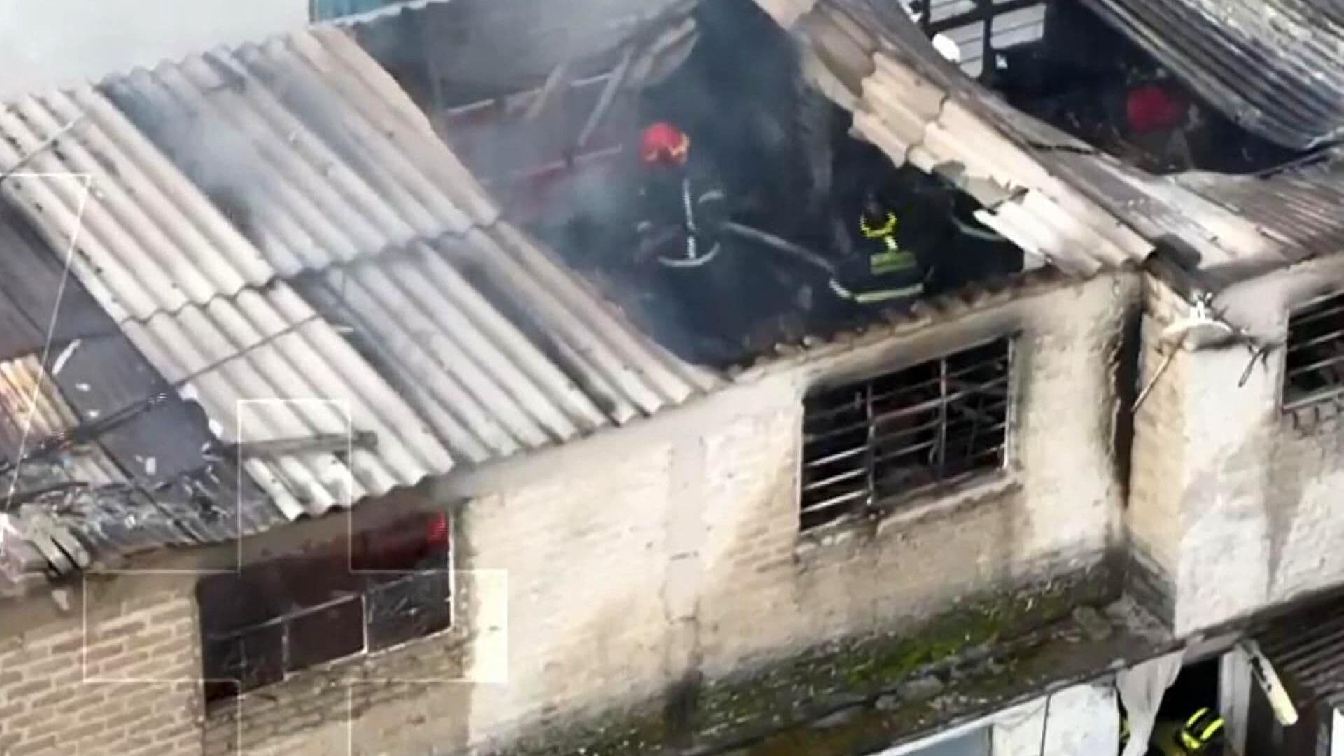 Se Registra Incendio en una Bodega en Col. San Felipe de Jesús en la GAM