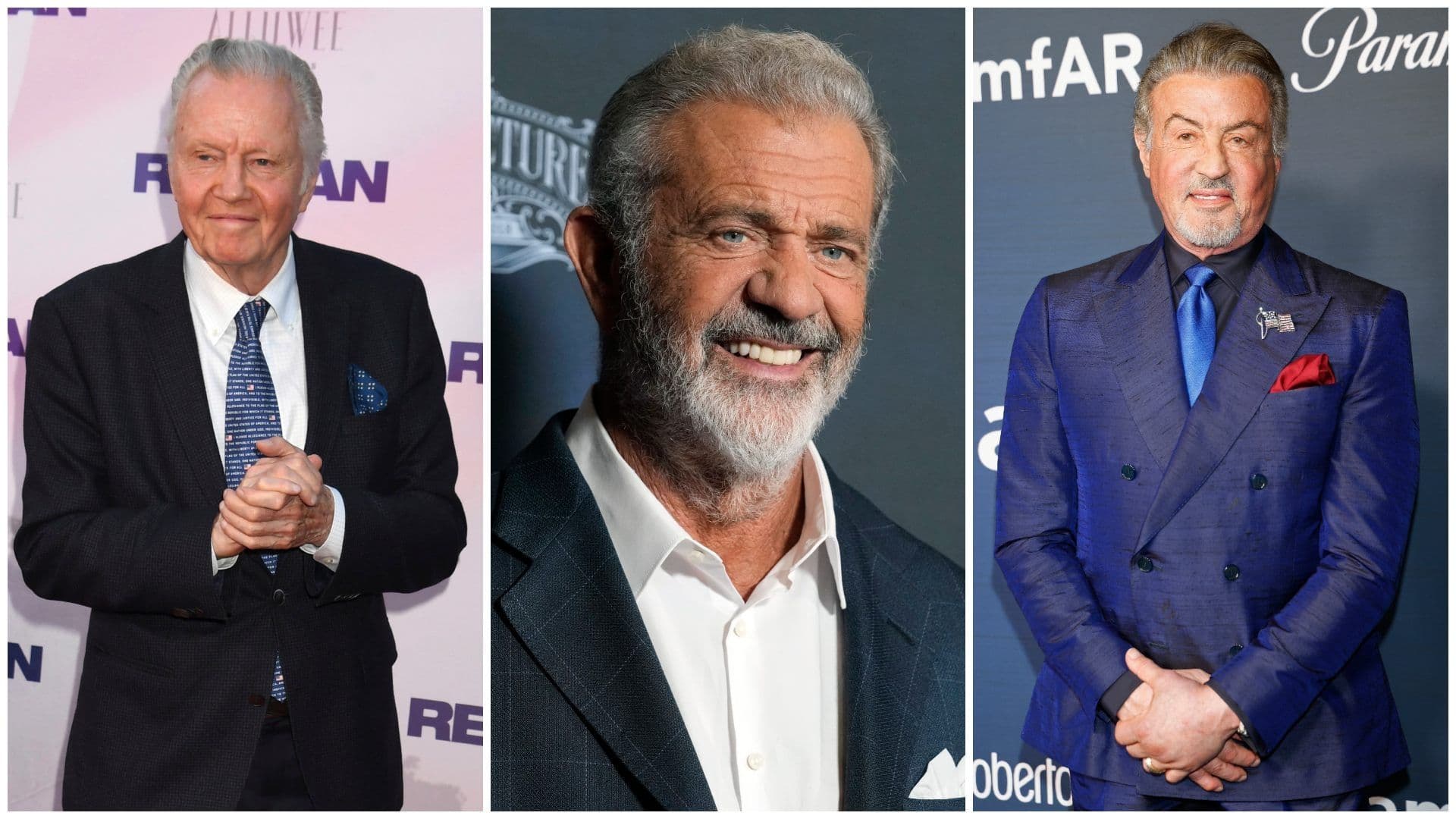 Trump Designa a Jon Voight, Mel Gibson y Sylvester Stallone como Embajadores en Hollywood