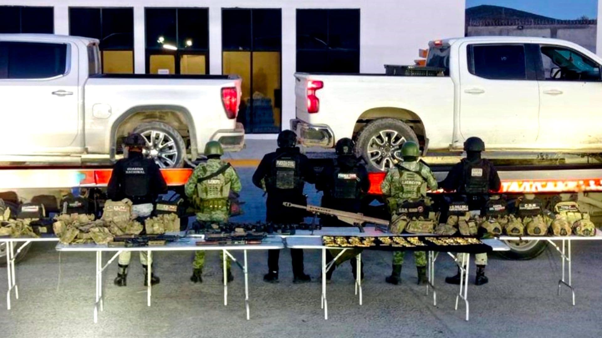 Policías y Soldados Se Enfrentan con Hombres Armados en Bustamante, Nuevo León