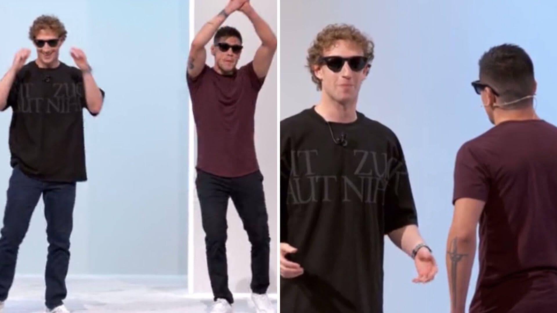 Mark Zuckerberg y Brandon Moreno Muestran Lentes Con Traducción en Tiempo Real