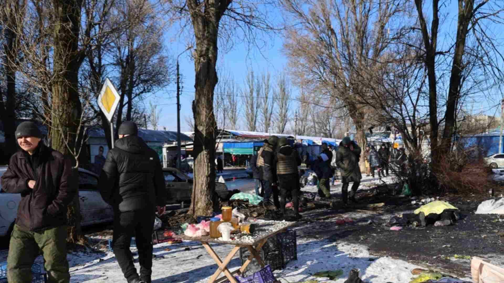 Deja 25 Muertos Ataque en Mercado de Donetsk, en Ucrania