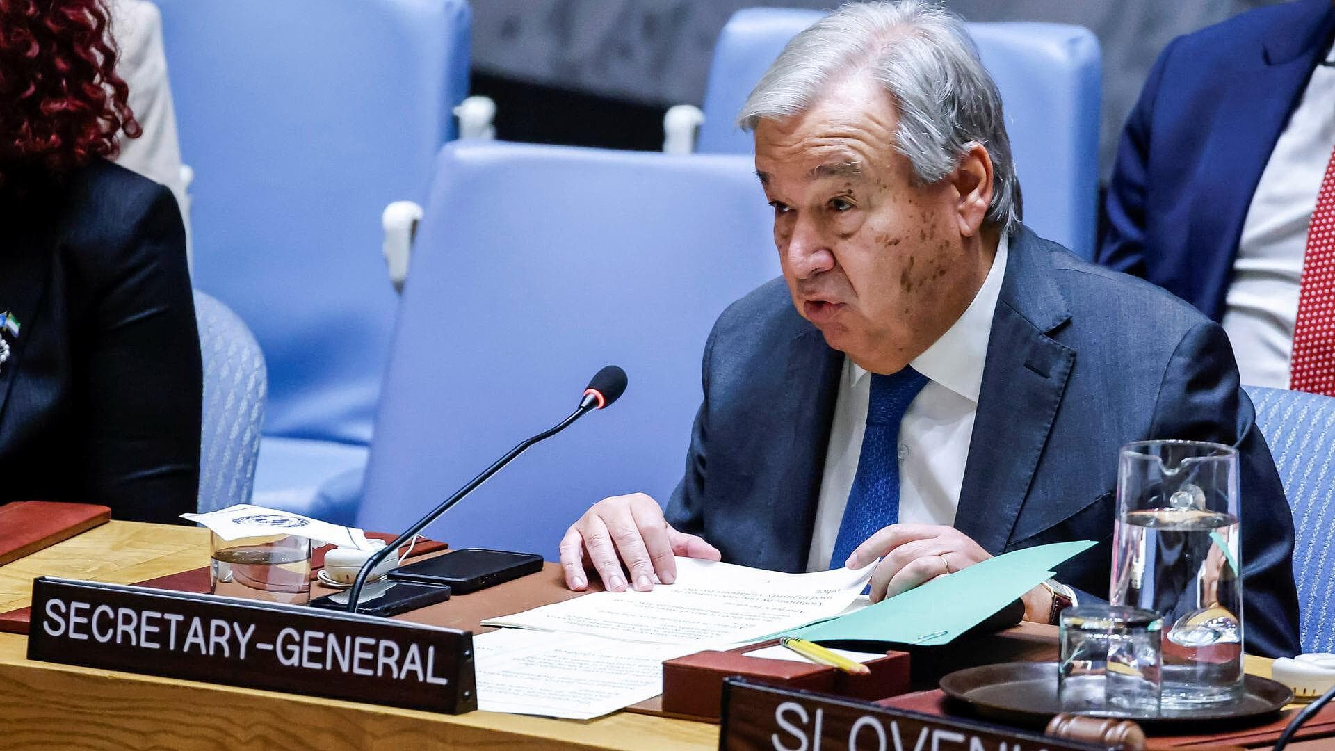 António Guterres, ‘Persona Non Grata’ por Israel, Lanza Pronunciamiento por Escalada de Conflictos
