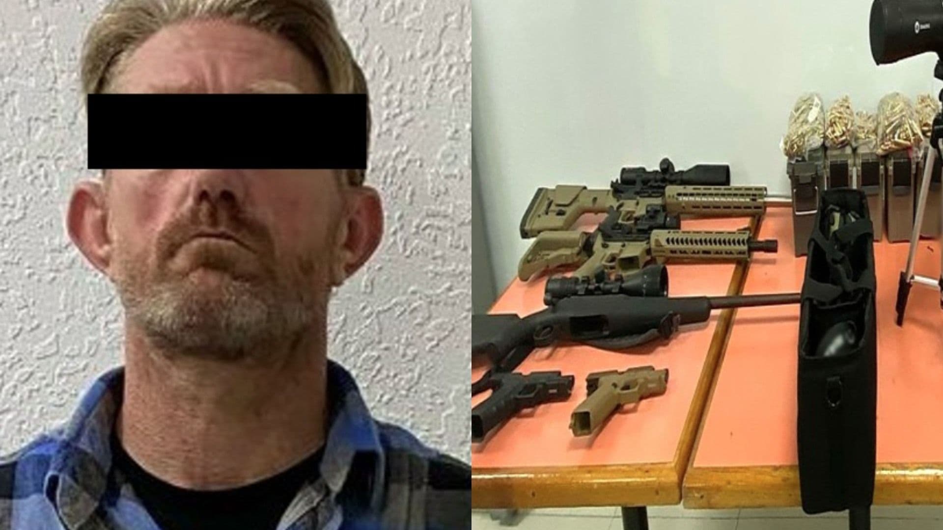 Revelan Identidad de Estadounidense Detenido con Arsenal en El Chaparral; Lo Ligan a 'Los Rusos'